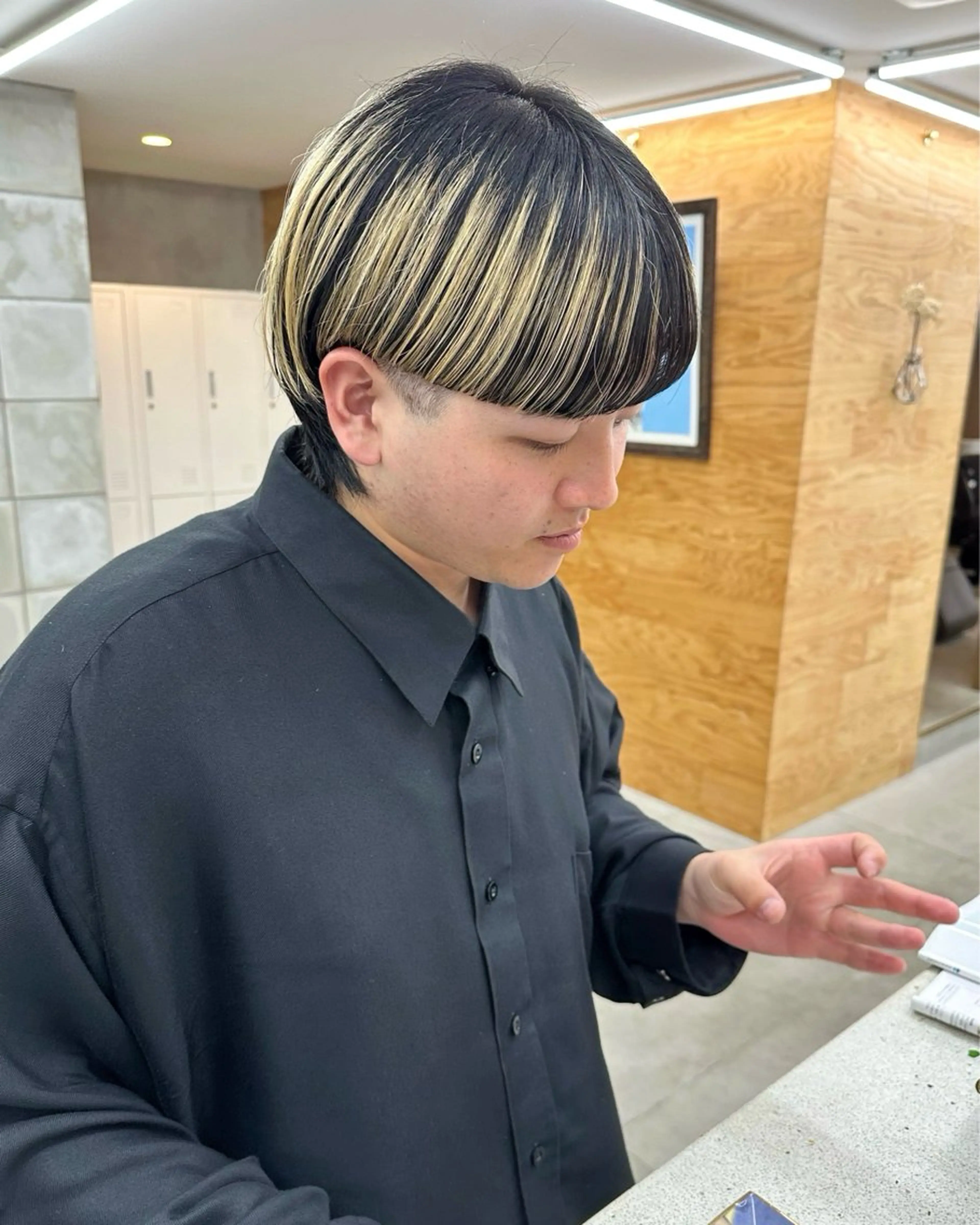 ショート カラー ワイドバング カット ヘアカラー パーマ /レイヤー 榛地渉馬 /矢場町のヘアスタイル