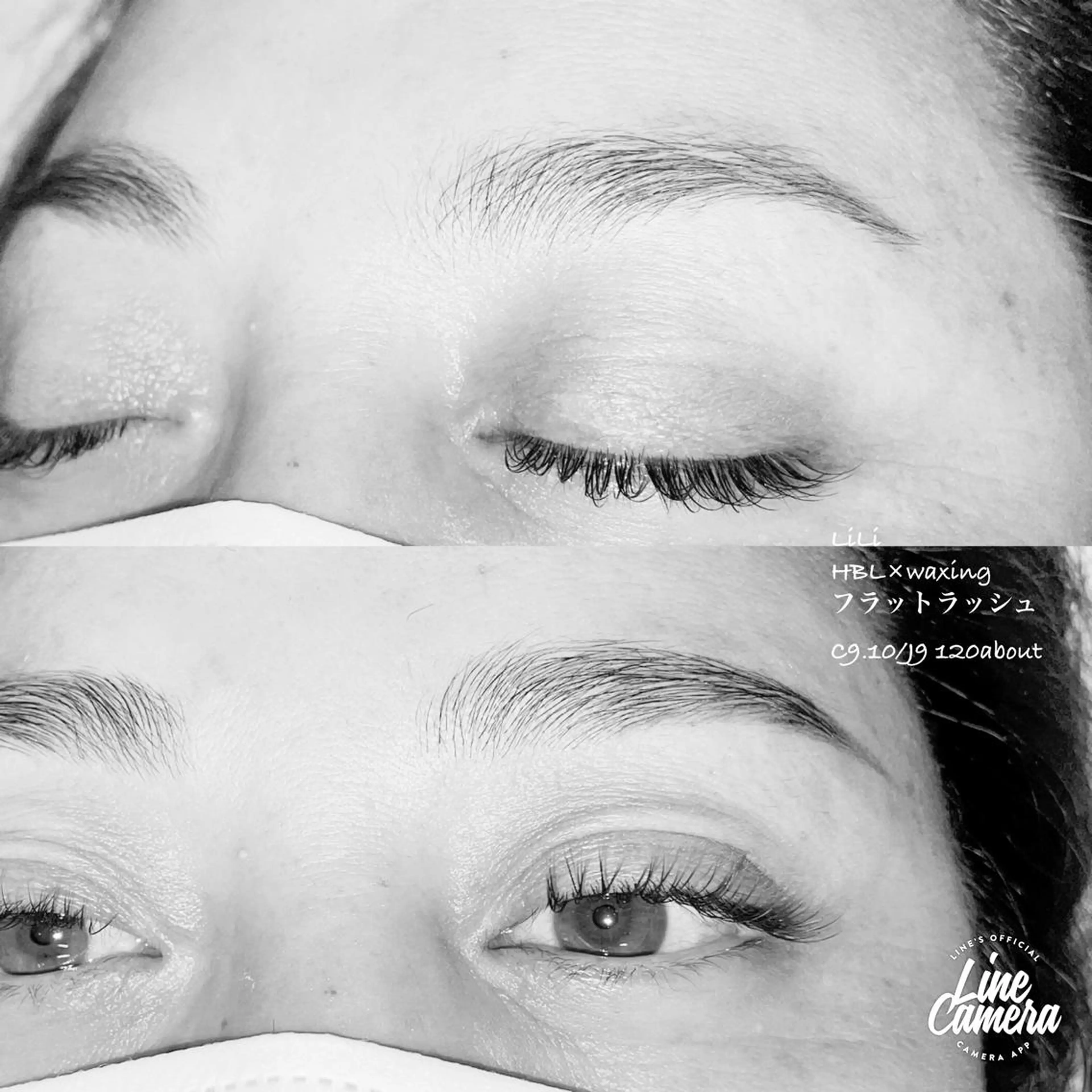 マツエク・マツパ アイブロウ フラットラッシュ mami saijoのマツエク・マツパデザイン