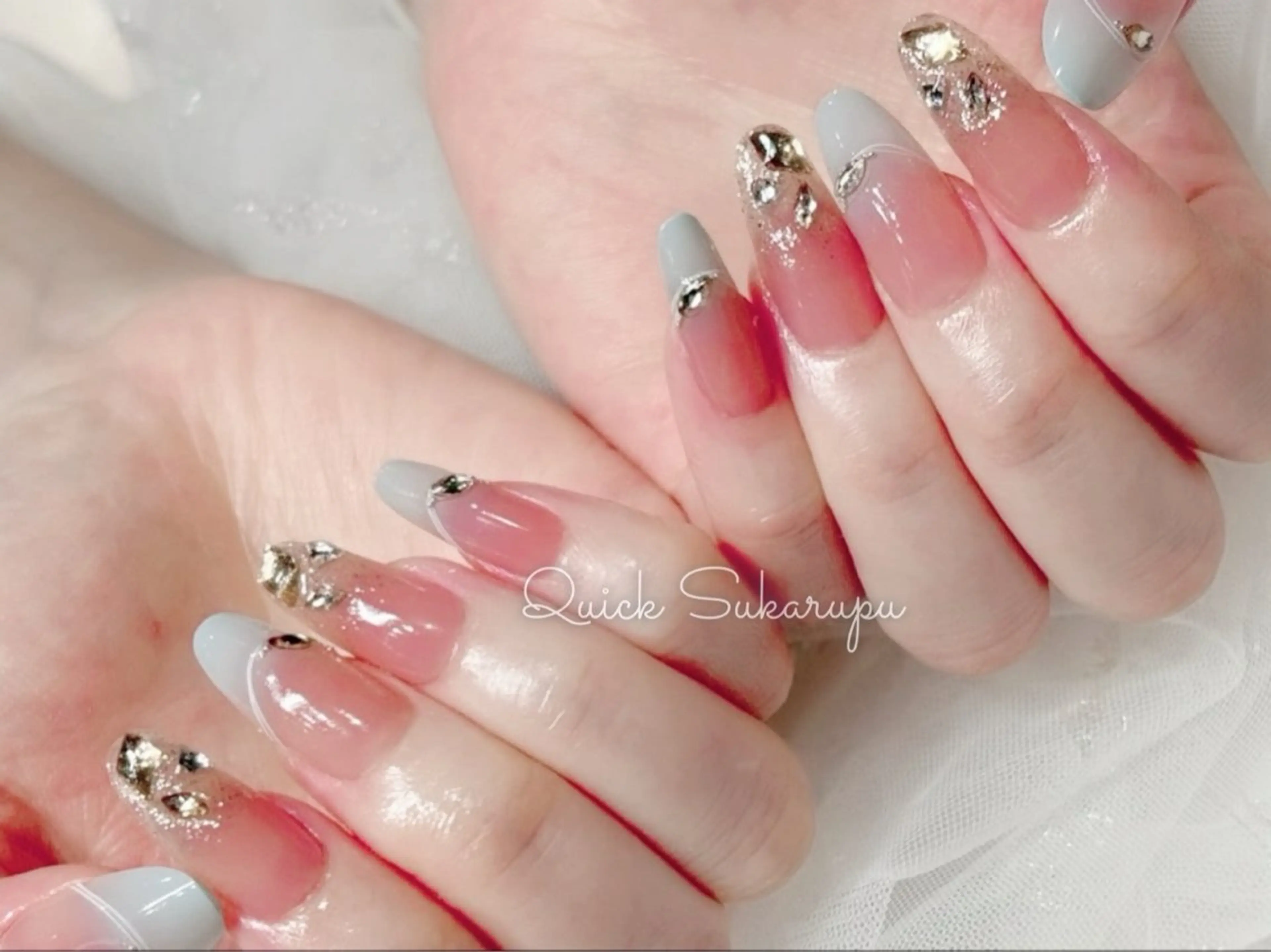 ミディアム Quick Sukarupu池袋のネイルデザイン