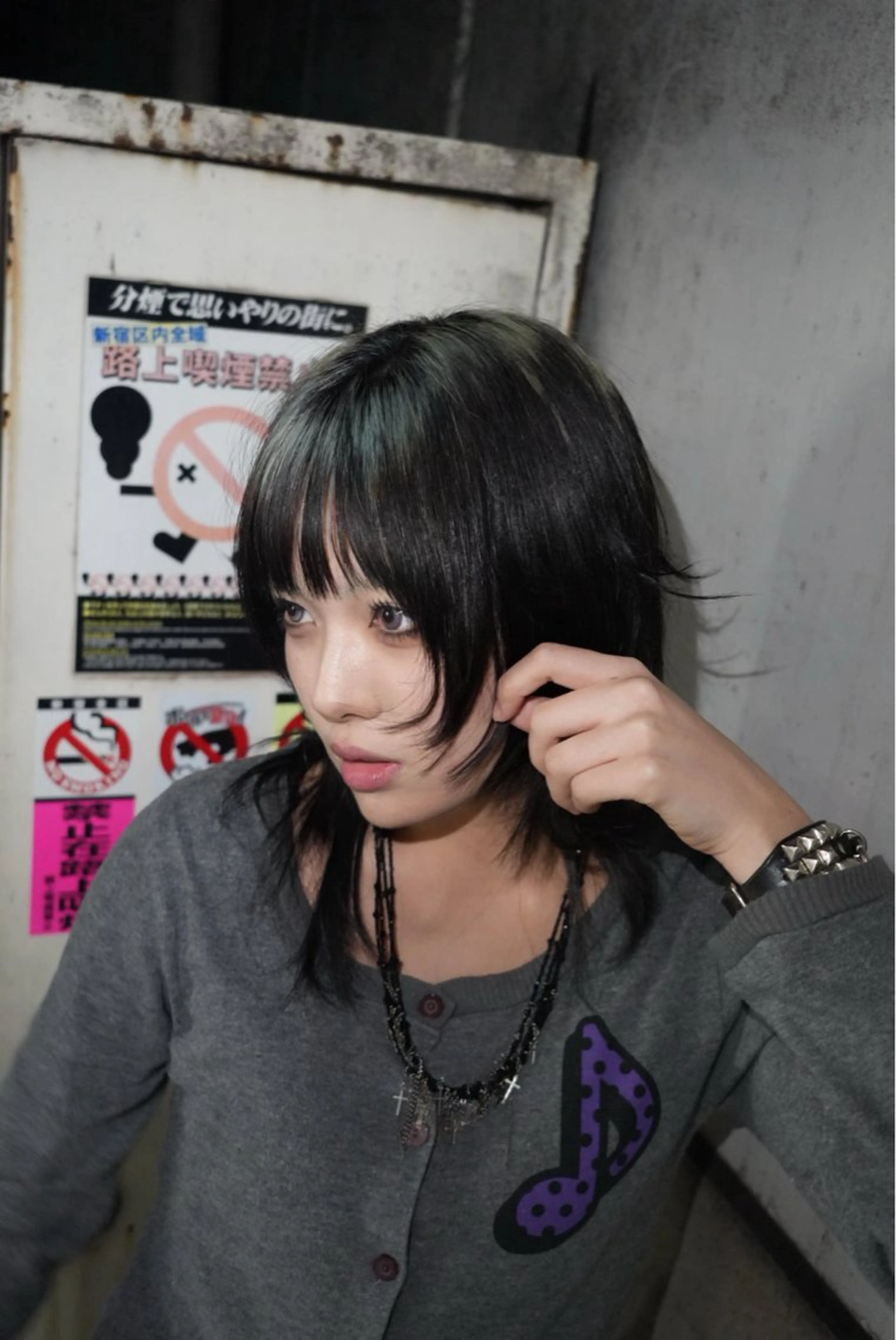 ミディアム カラー kai/@09ka __ii/原宿のヘアスタイル