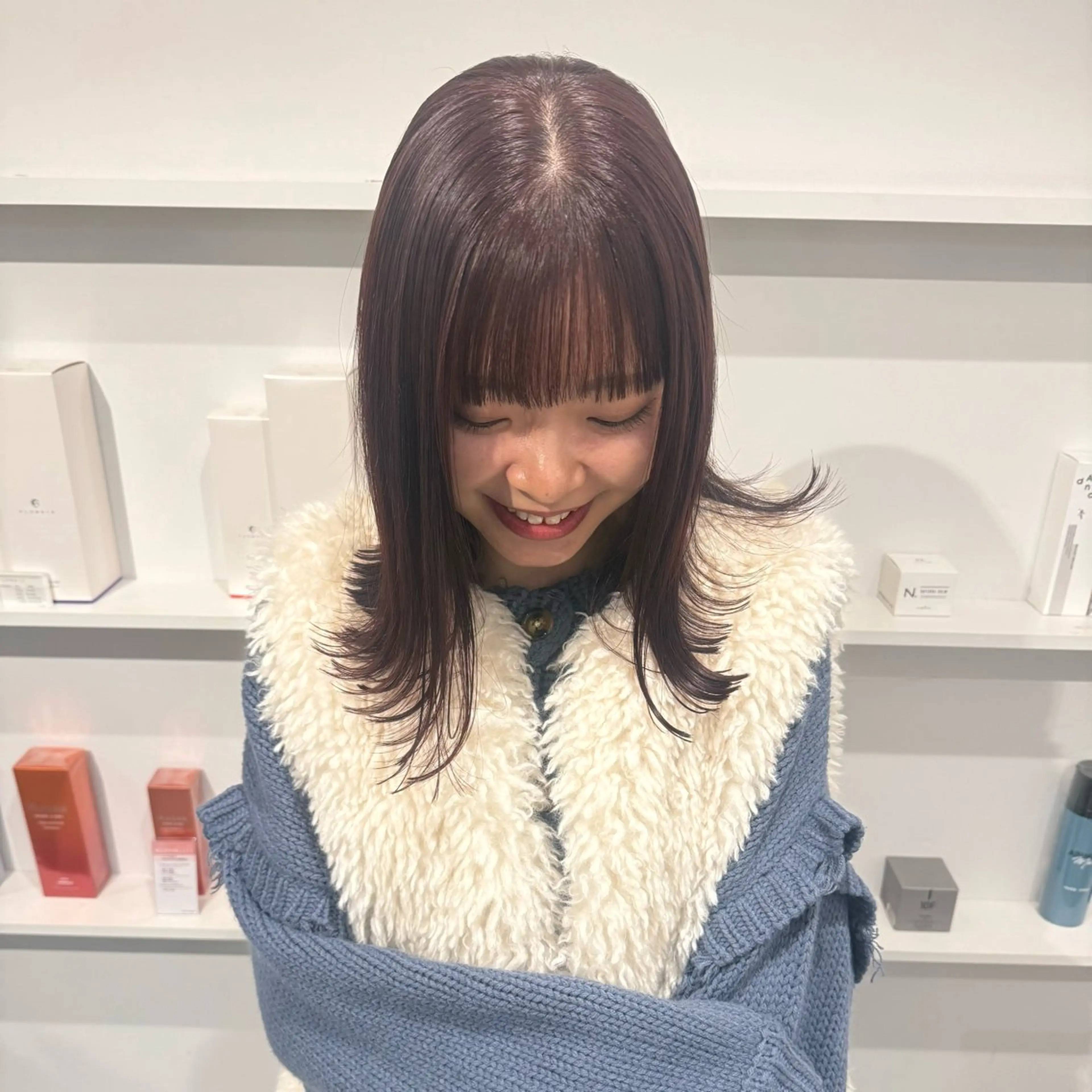 ミディアム カラー JOULE'S yumekaのヘアスタイル