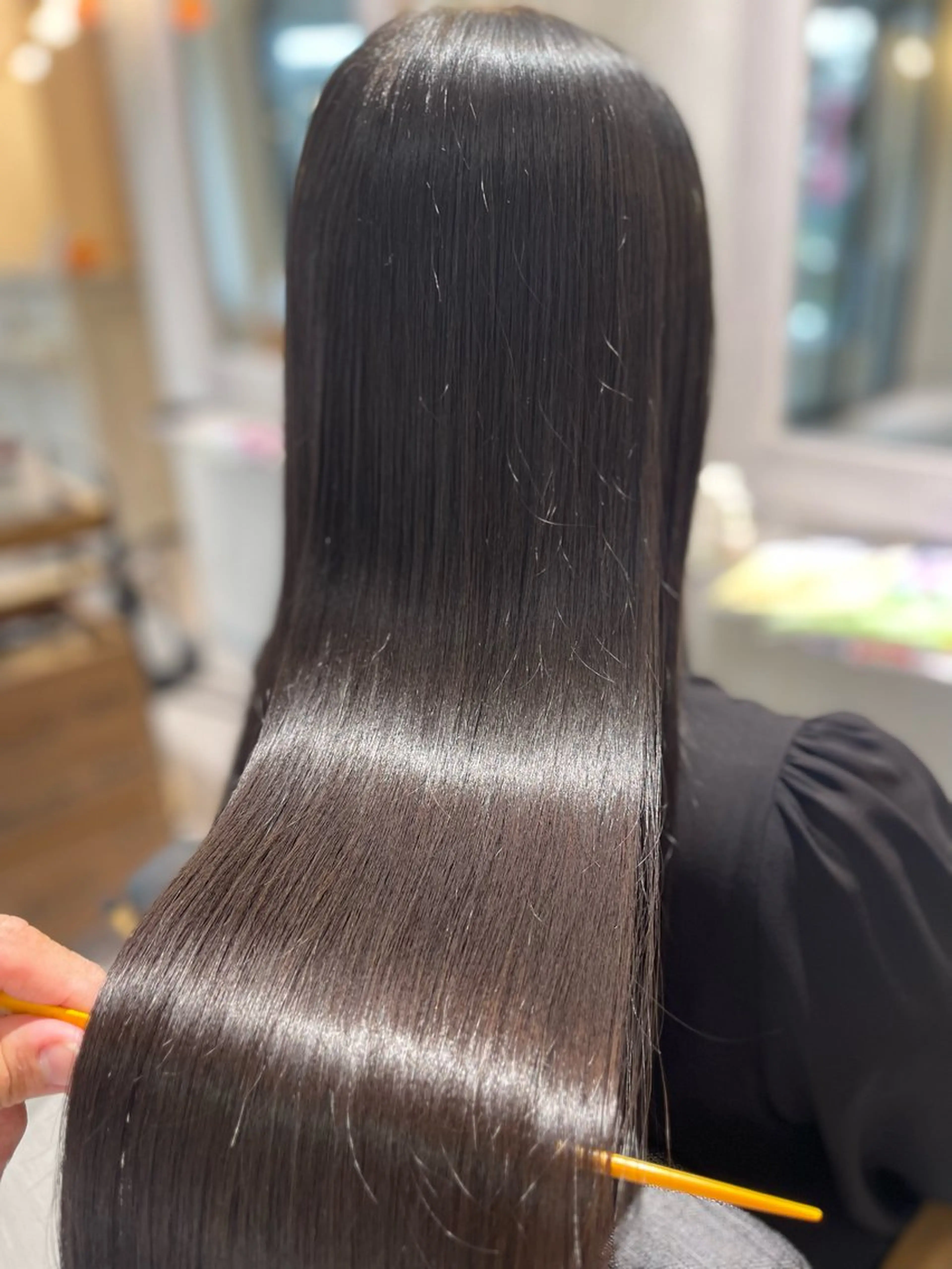 ロング カット 縮毛矯正 トリートメント CLEAR(クリア)所属・堂福 和也のヘアスタイル