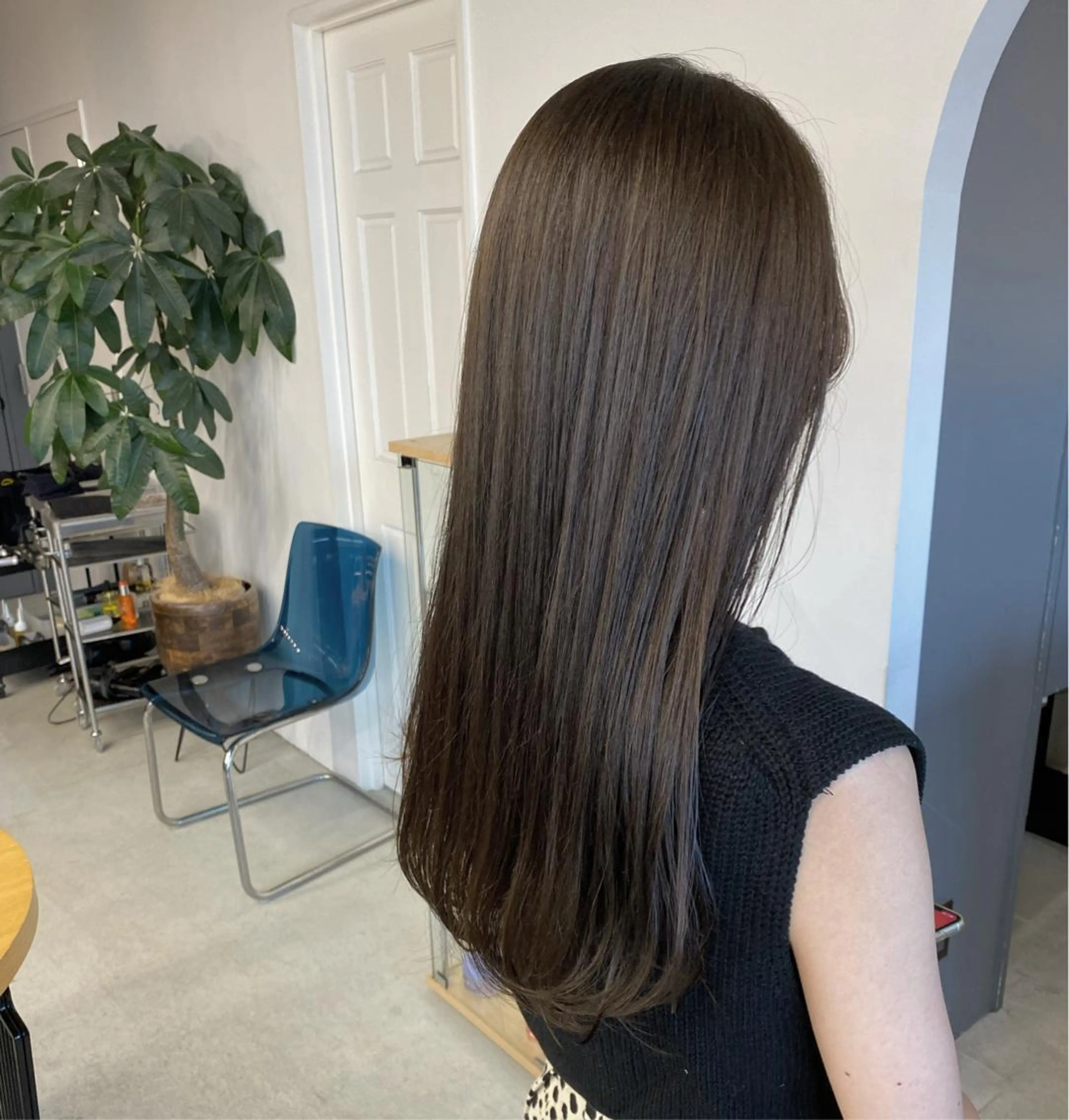 ロング 髪質改善 トリートメント カット ヘアカラー トリートメント 天神/透明感カラー ツヤ髪/nonokaのヘアスタイル