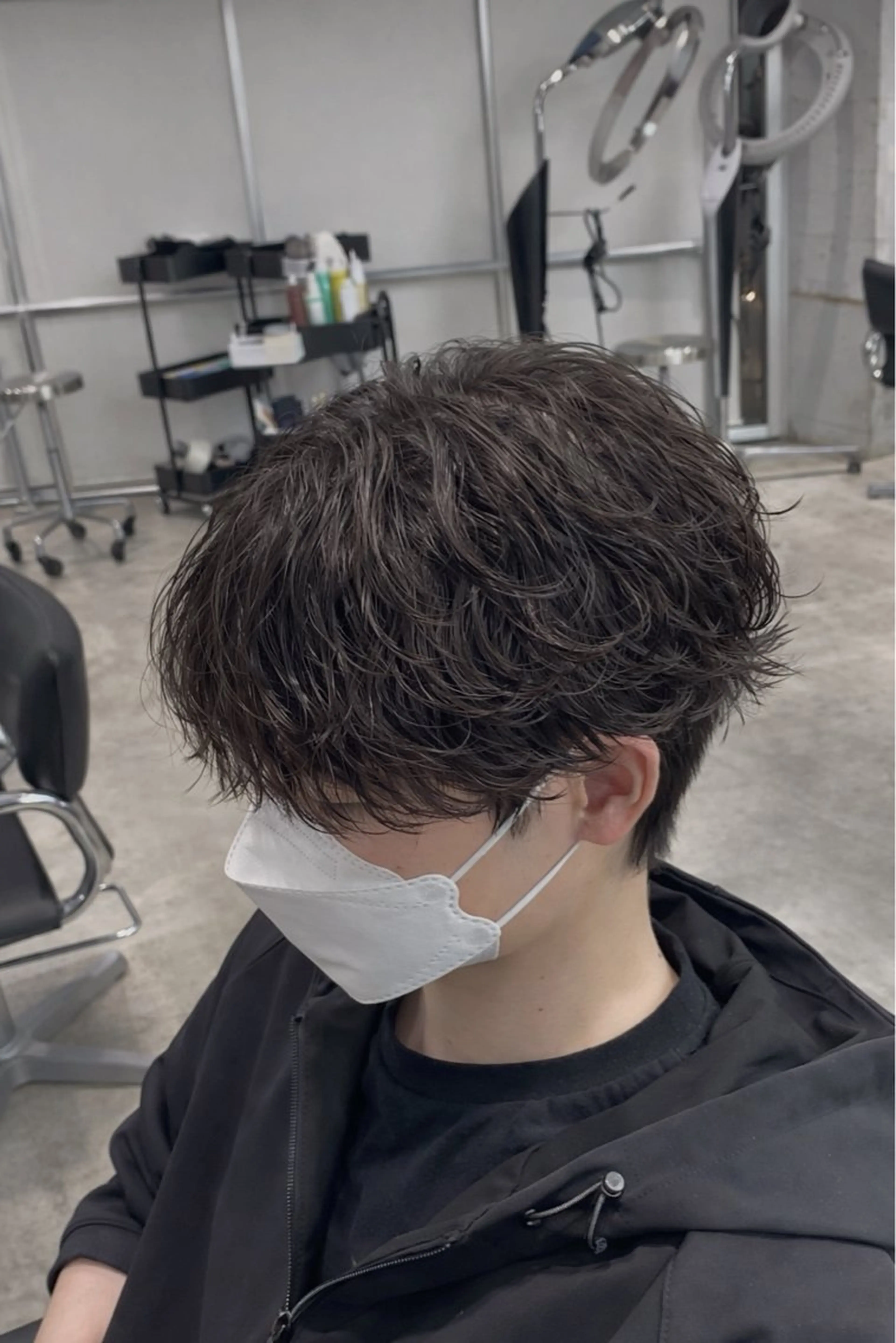 パーマ メンズ メンズパーマ 波巻きパーマ カット パーマ トリートメント 🔱OVARL🔱 メンズパーマ/たいがのヘアスタイル