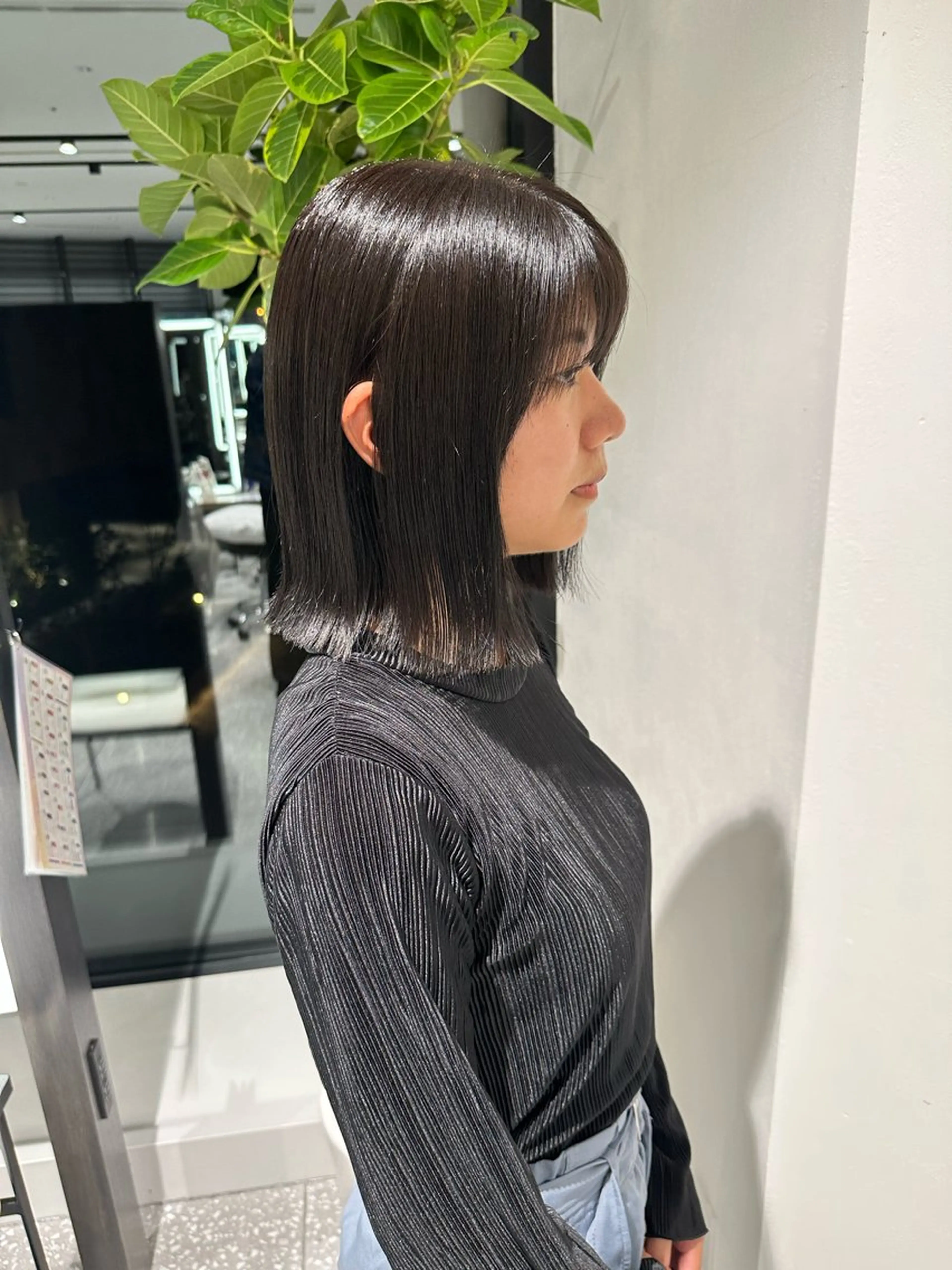 ミディアム 角本 ゆあんのヘアスタイル