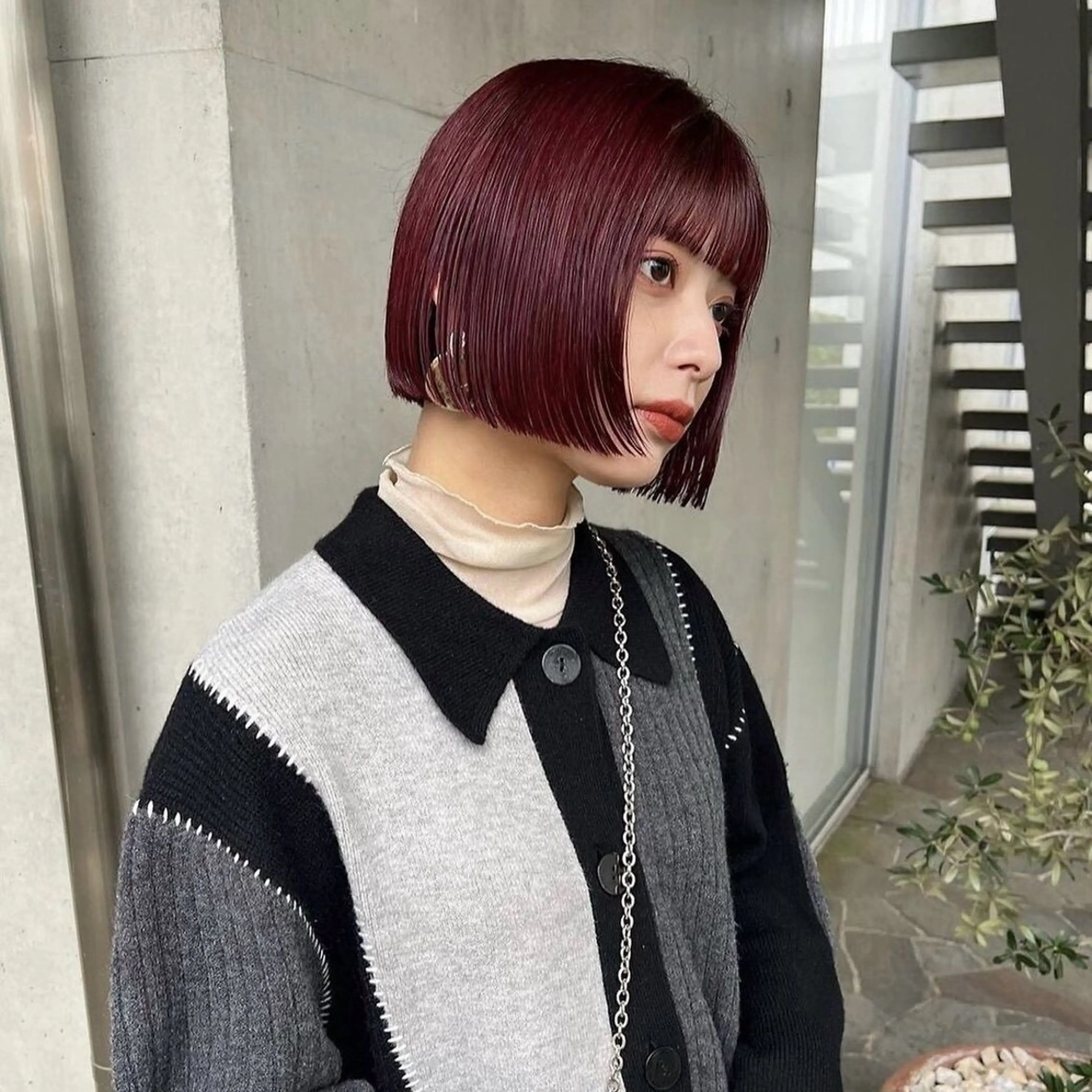 ミディアム トリートメント 星野 花月のヘアスタイル
