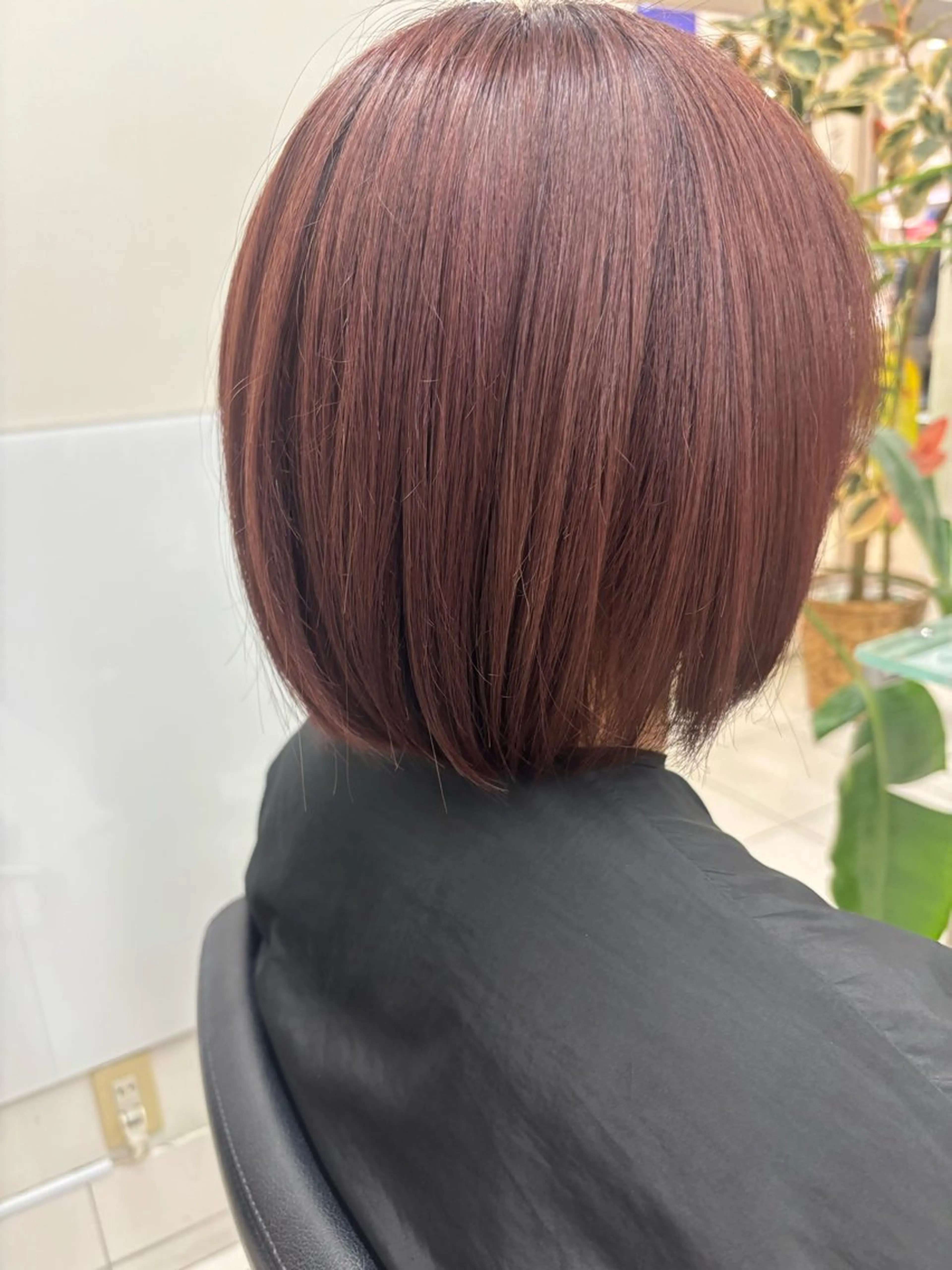 ショート ピンクブラウン TONI&GUY速寿 勇希のヘアスタイル