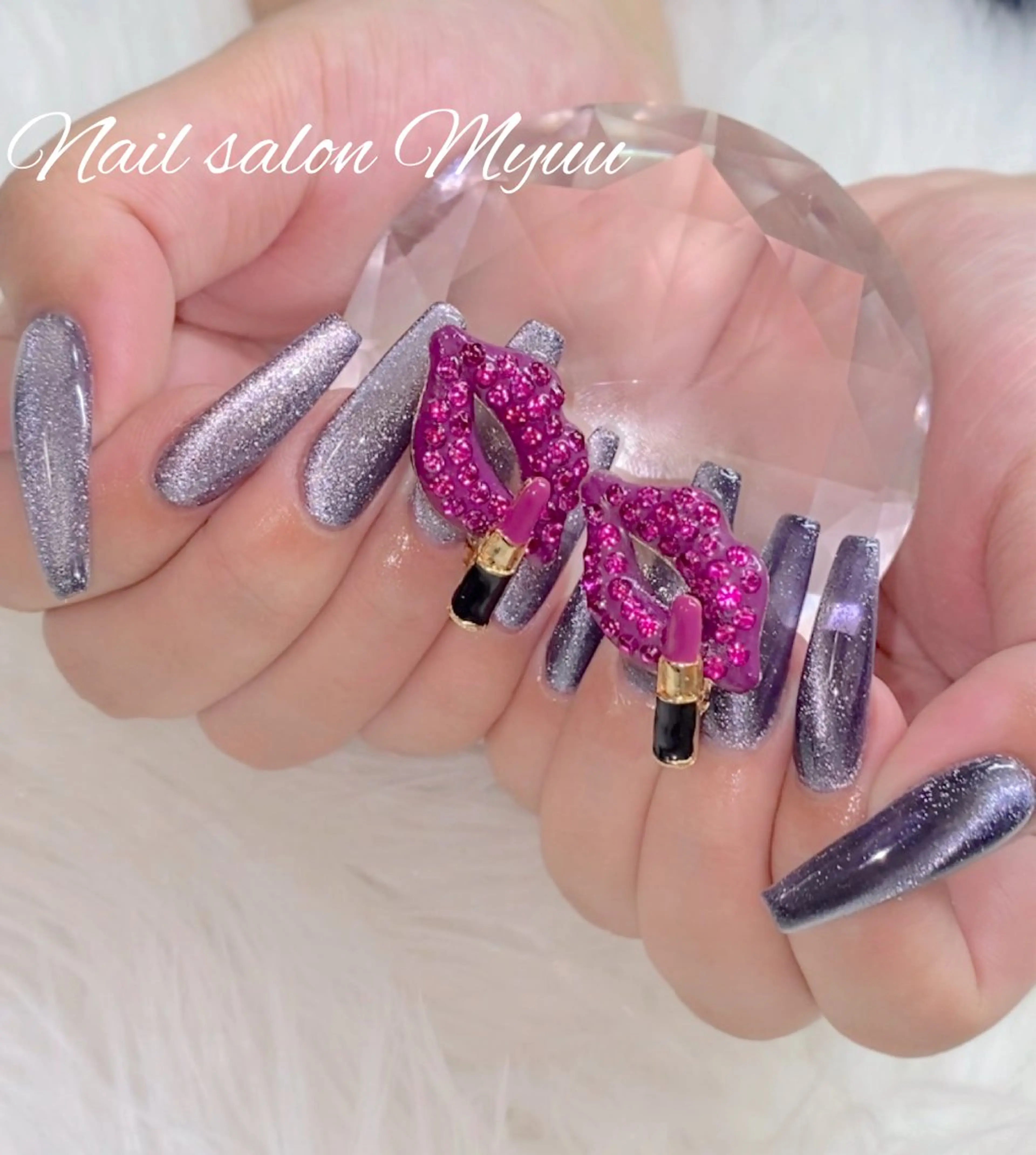 ネイル ロングネイル ワンカラーネイル スカルプネイル シンプルネイル ネイルチップ ハンドネイル Nailsalon Myuu笠原のネイルデザイン