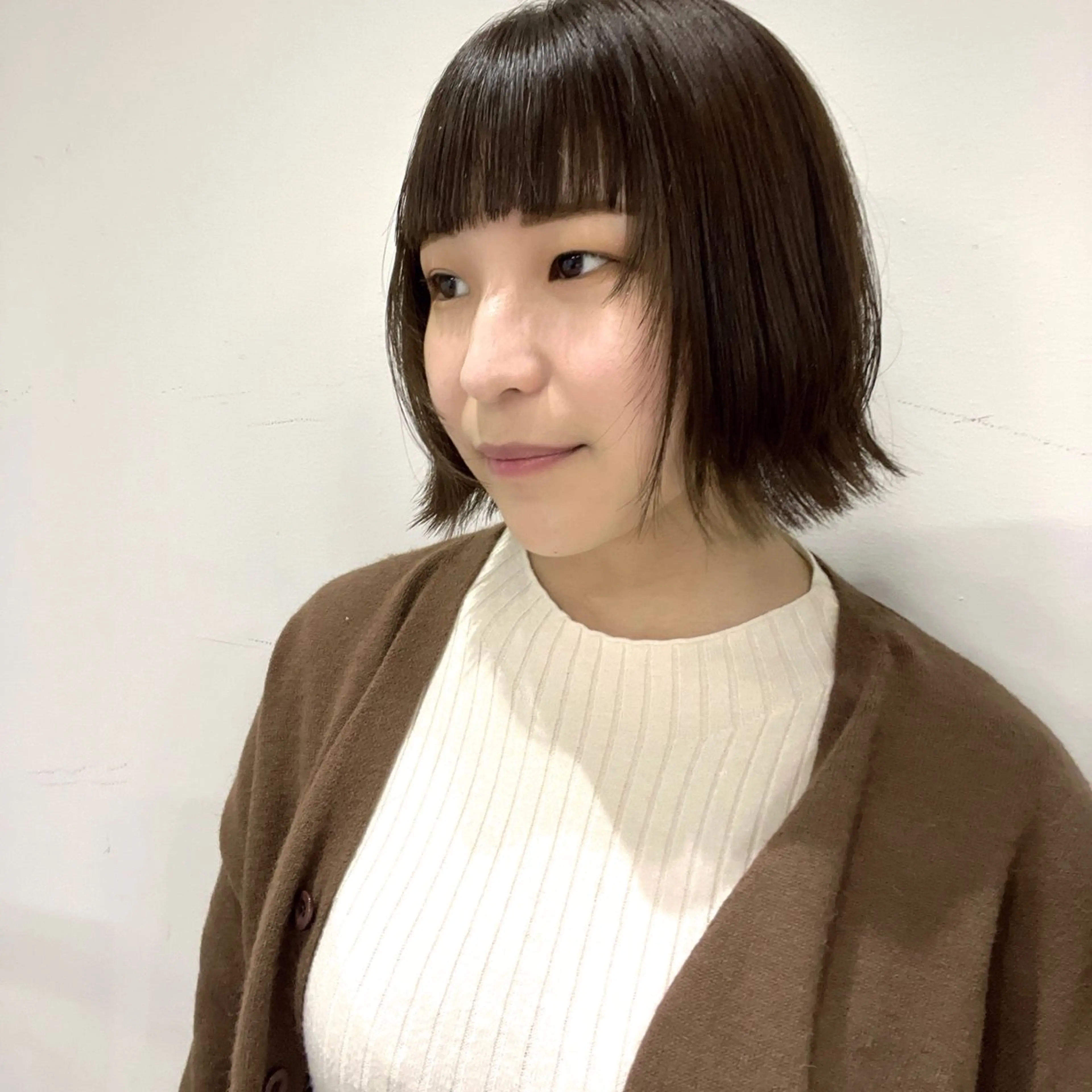 ミディアム カラー 無料カットモデル ユナのヘアスタイル