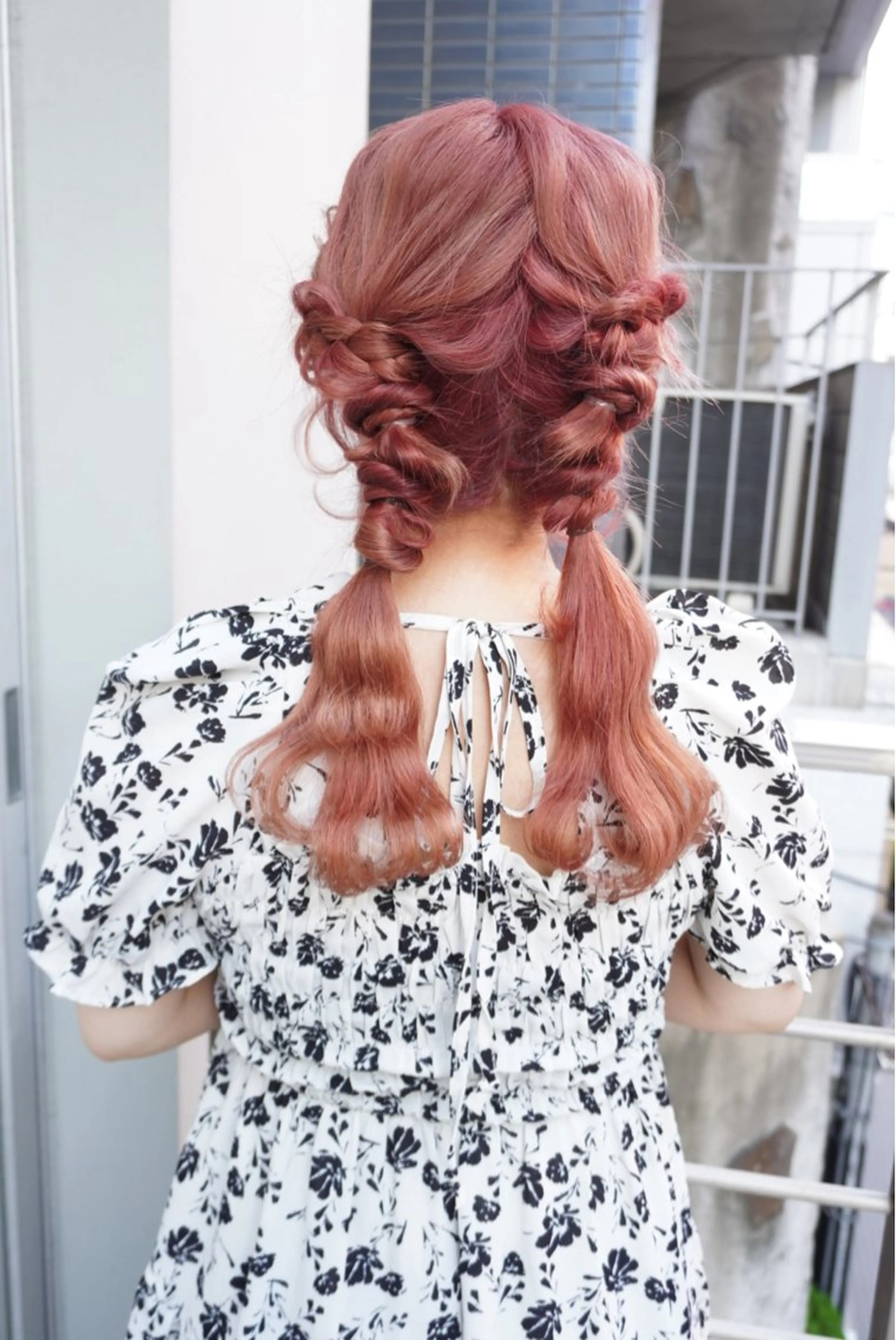 セミロング ヘアアレンジ ヘアセット cime(シィーム) 宮元茉里奈のヘアスタイル