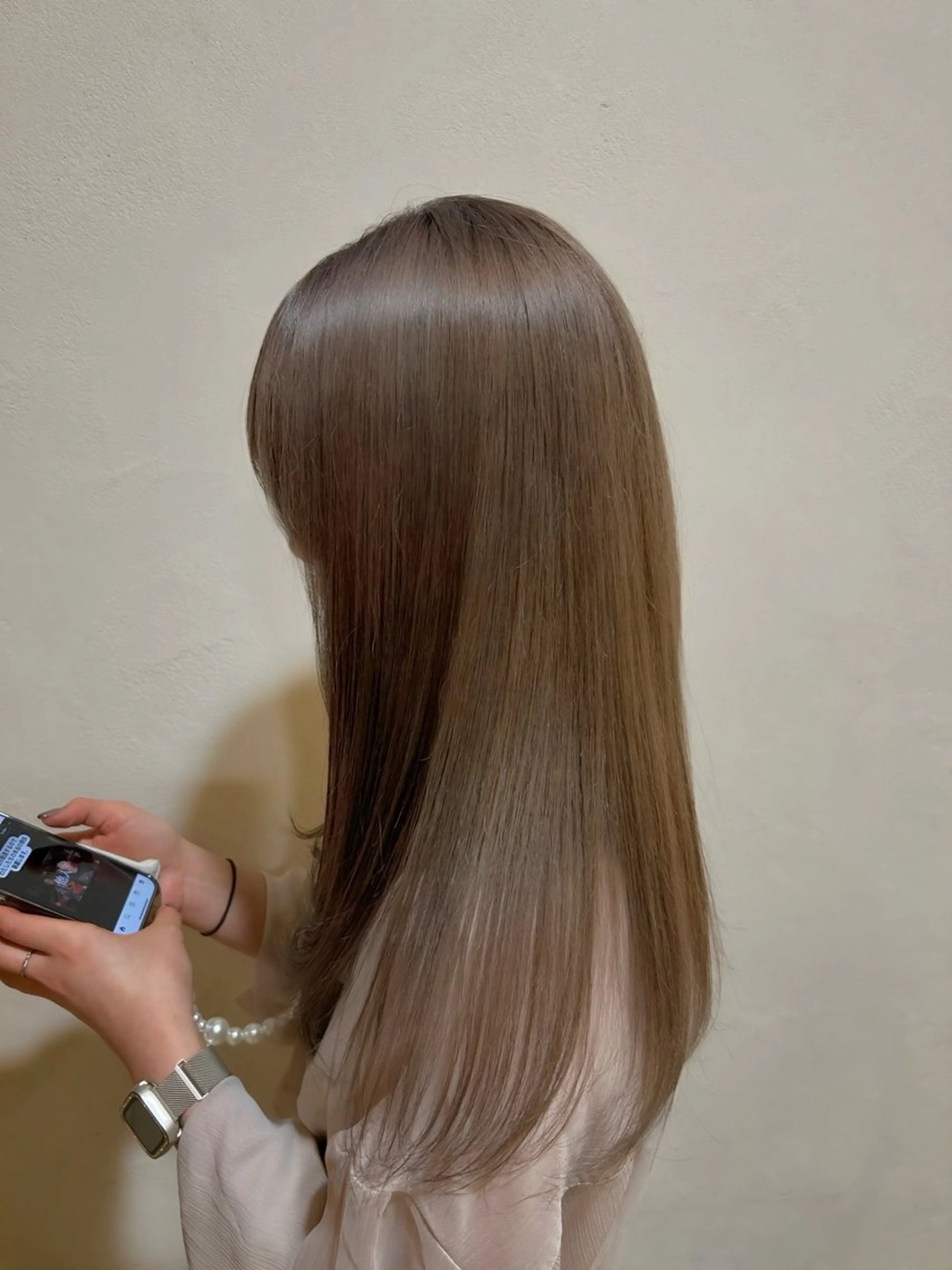 セミロング ヘアアレンジ ヘアカラー トリートメント 垢抜けメンズカット/ 毛流れパーマ/ユウトのヘアスタイル