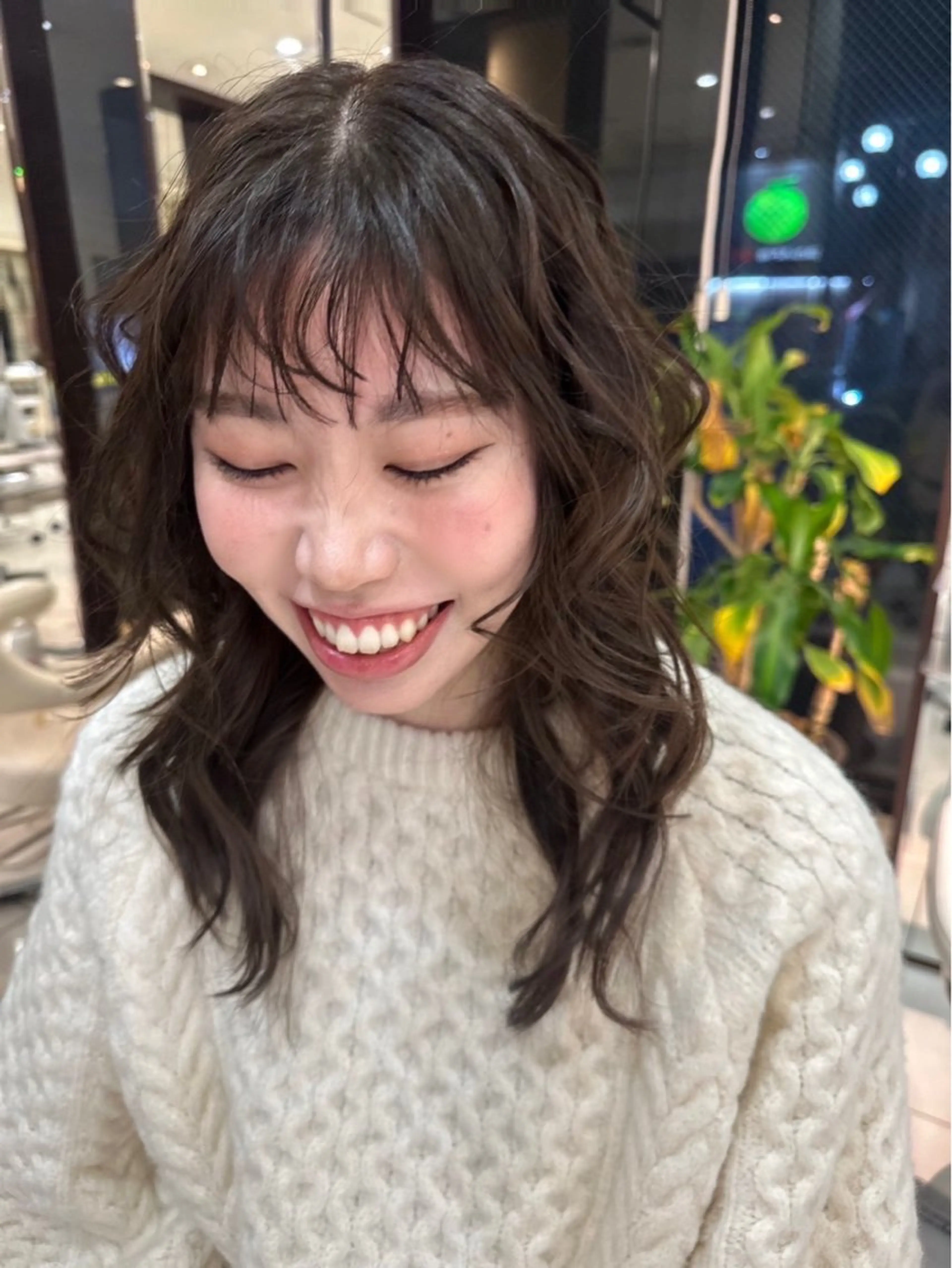 ミディアム ボブ/レイヤー/ 透明感/Hazukiのヘアスタイル