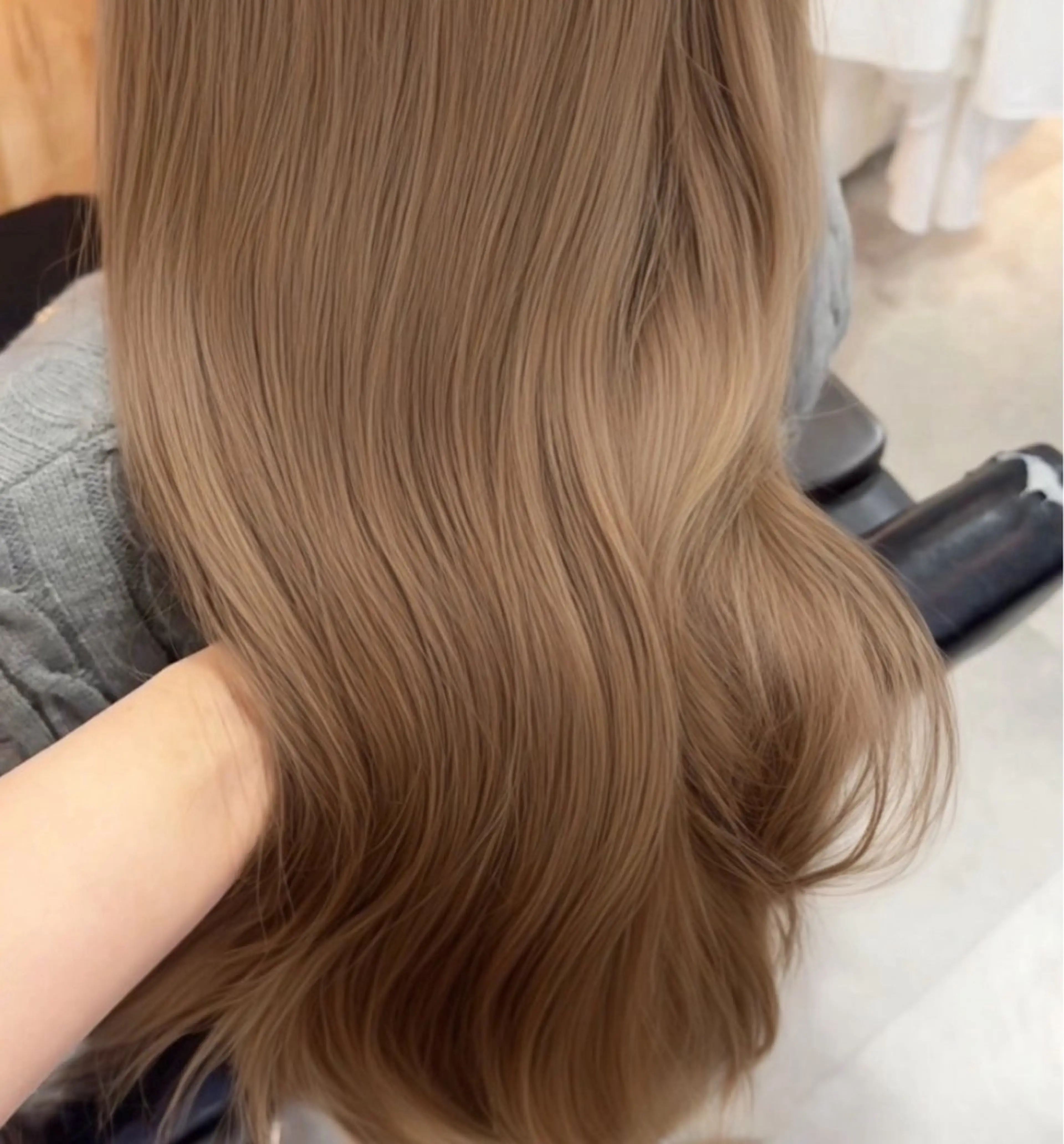 【撮影モデル募集】期間限定✨️ブリーチなしダブルカラー(ベージュカラーのみ)の写真