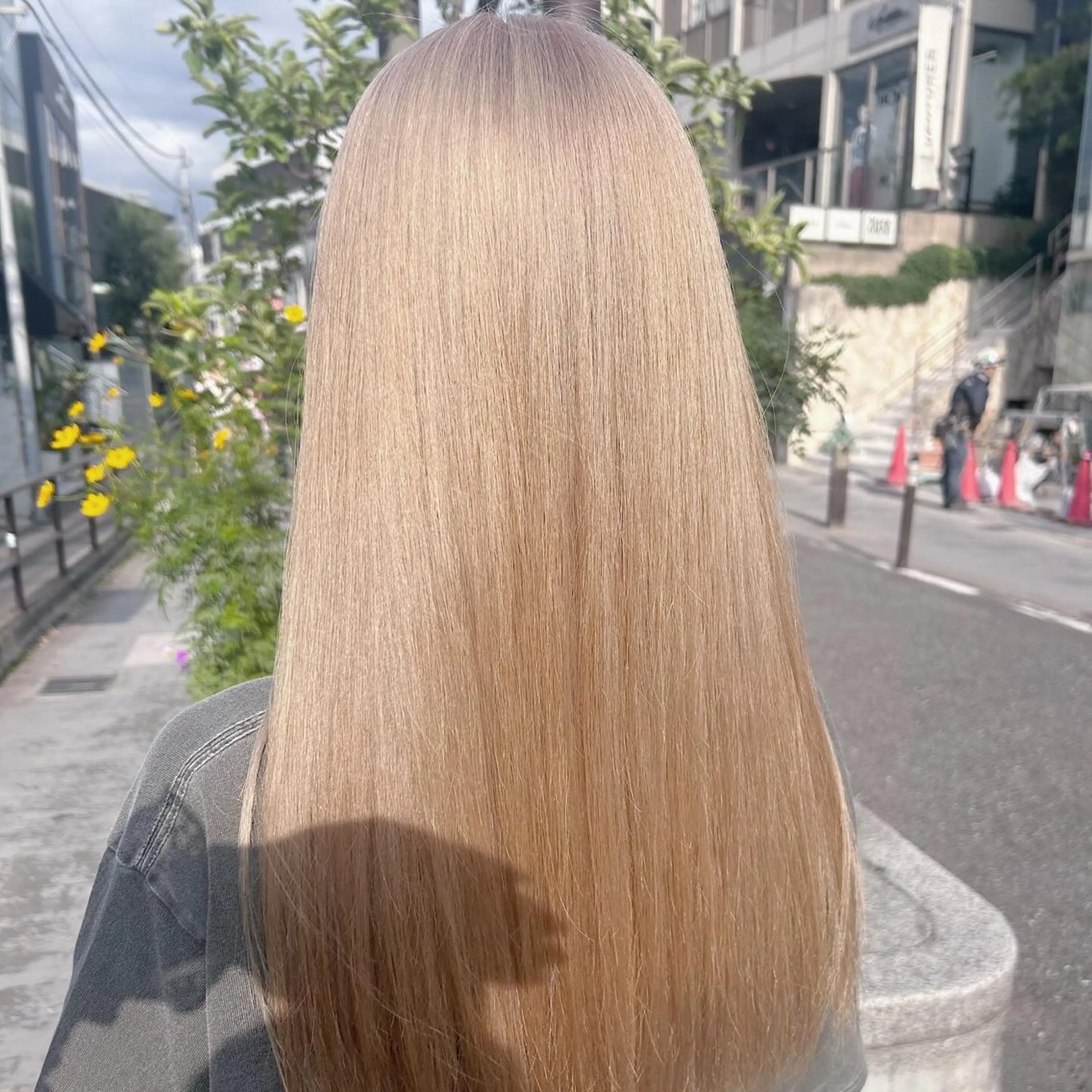 ロング カラー ヘアカラー トリートメント ヘアセット 💕ブリーチ/ヘアメ 🎀YUUKAのヘアスタイル