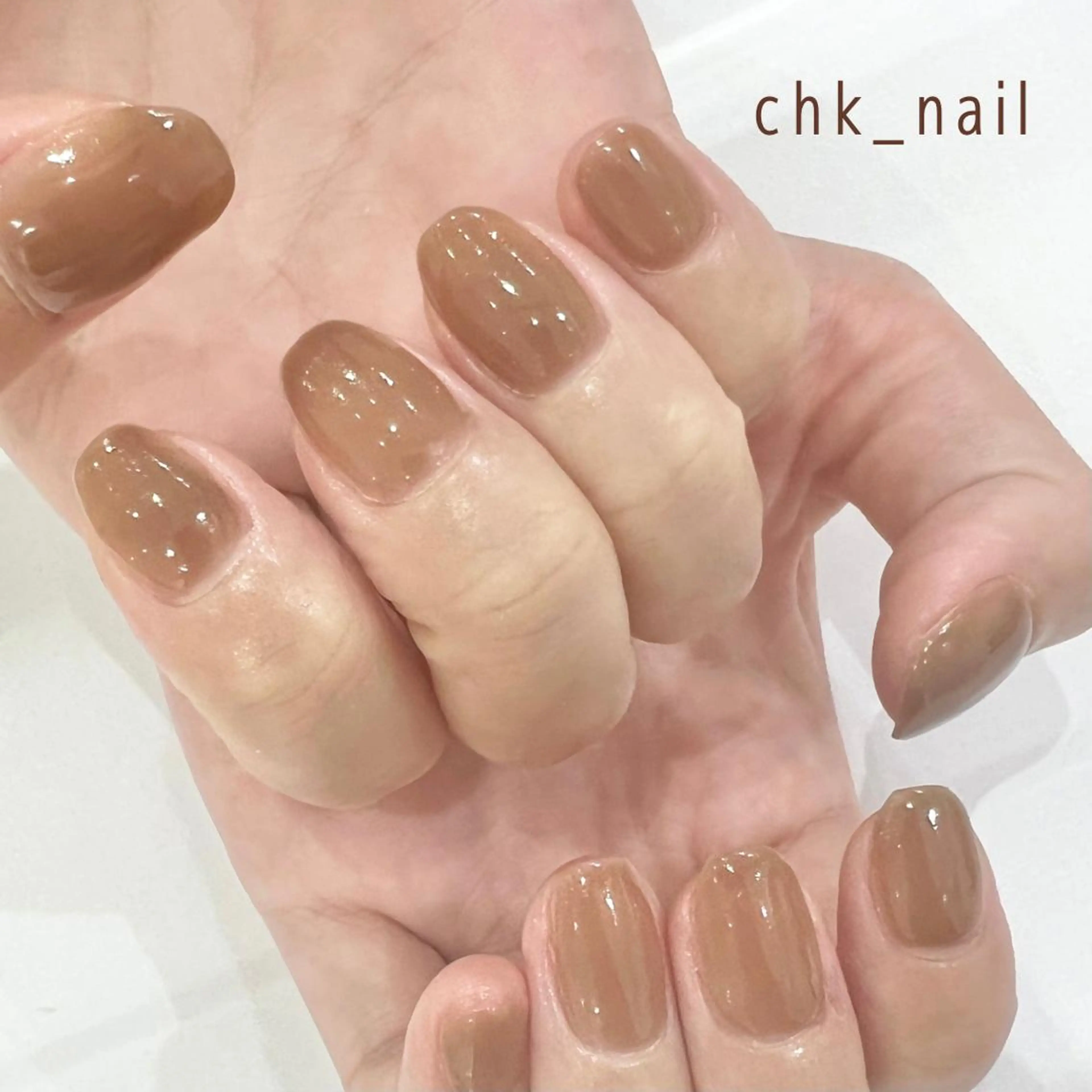ネイル ワンカラーネイル ハンドネイル takahashi chikaのネイルデザイン