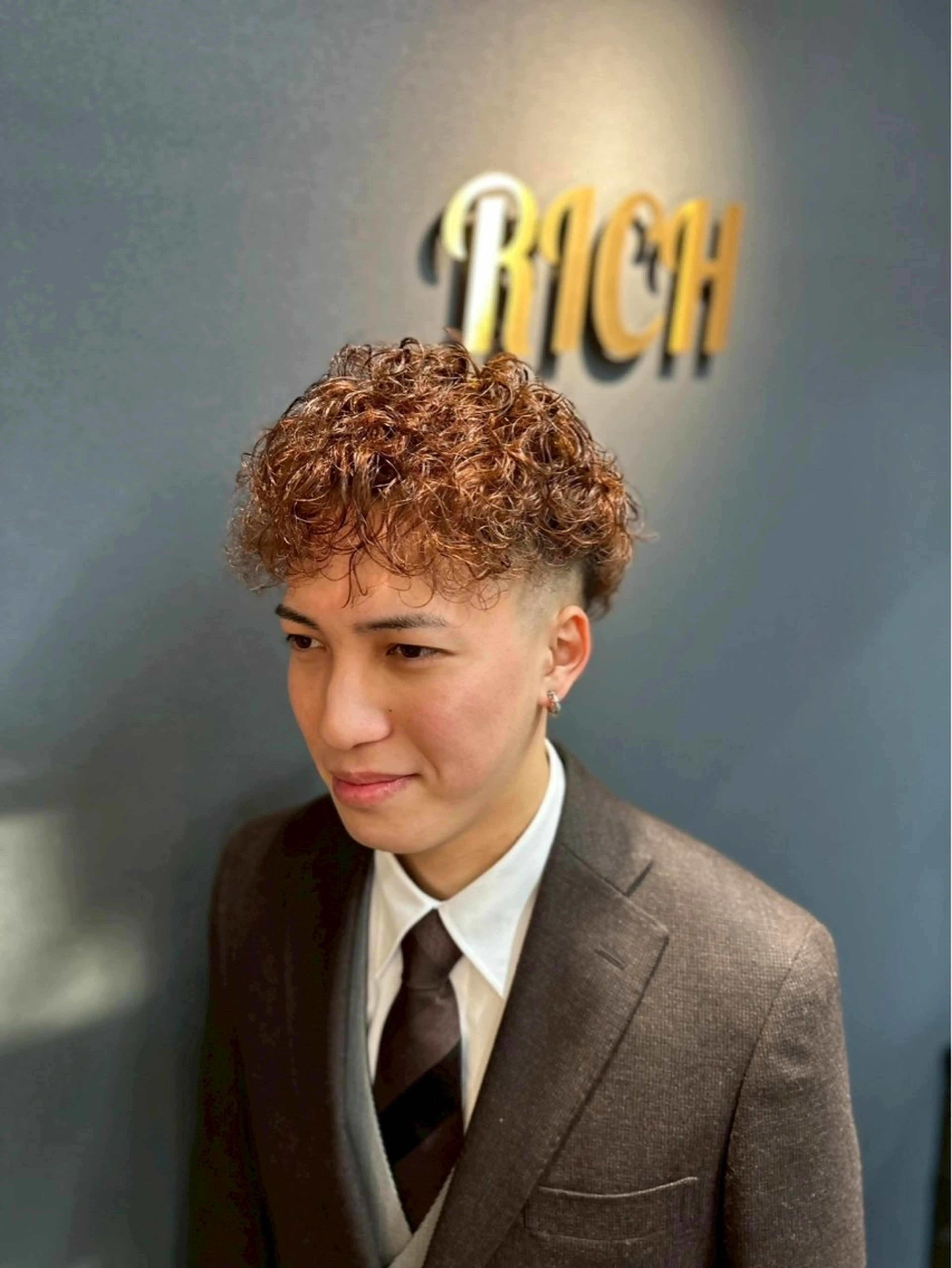 パーマ 【メンズパーマ】 山下勝勲のヘアスタイル