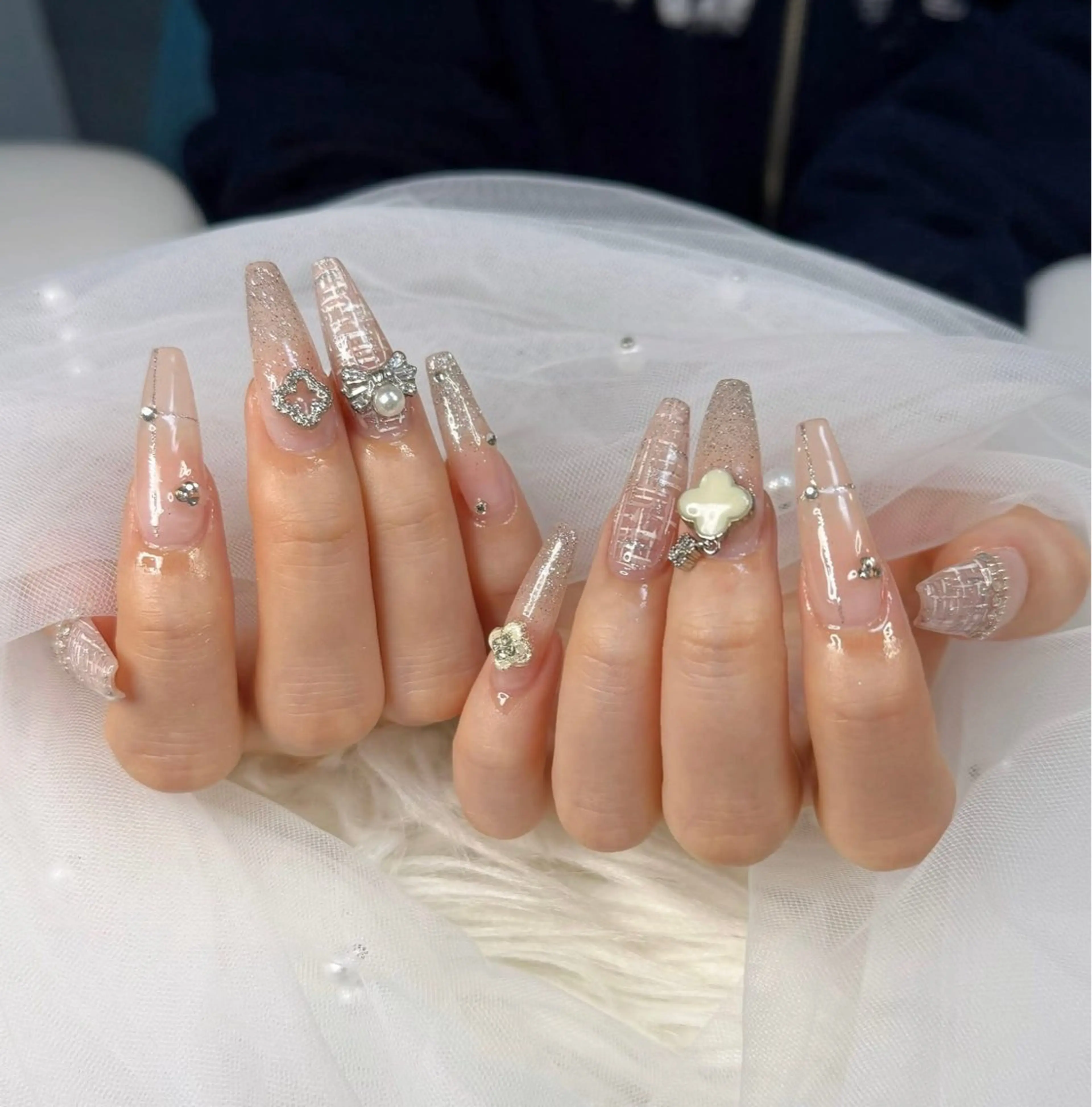 ネイル チークネイル フットネイル フレンチネイル グラデーション 韓国ネイル Yuki nail staffのネイルデザイン