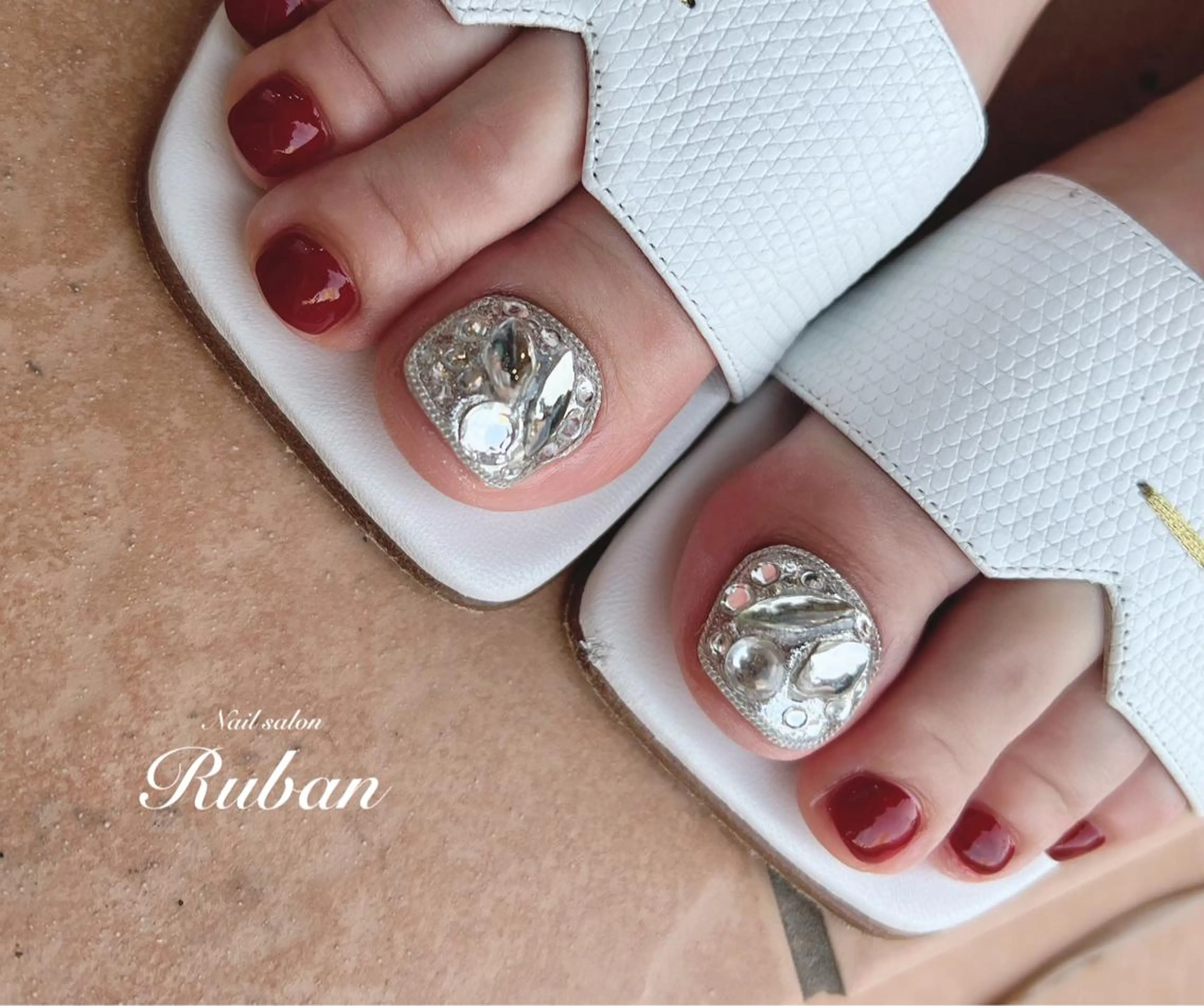 ネイル アートネイル フットネイル 持ち込み Nail salon Rubanのネイルデザイン