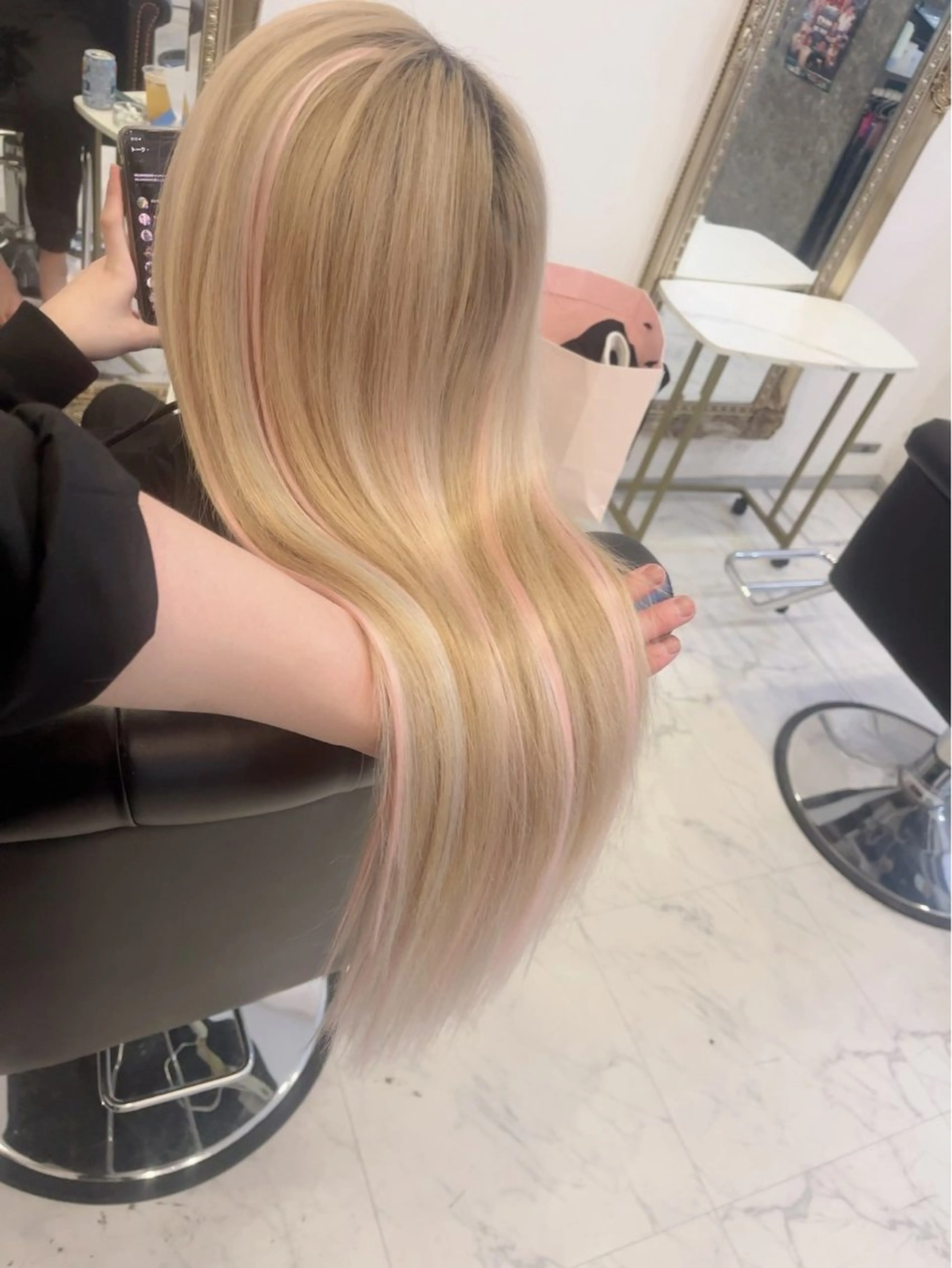 ロング ヘアカラー エクステ 💎JADE GRACE💎のヘアスタイル