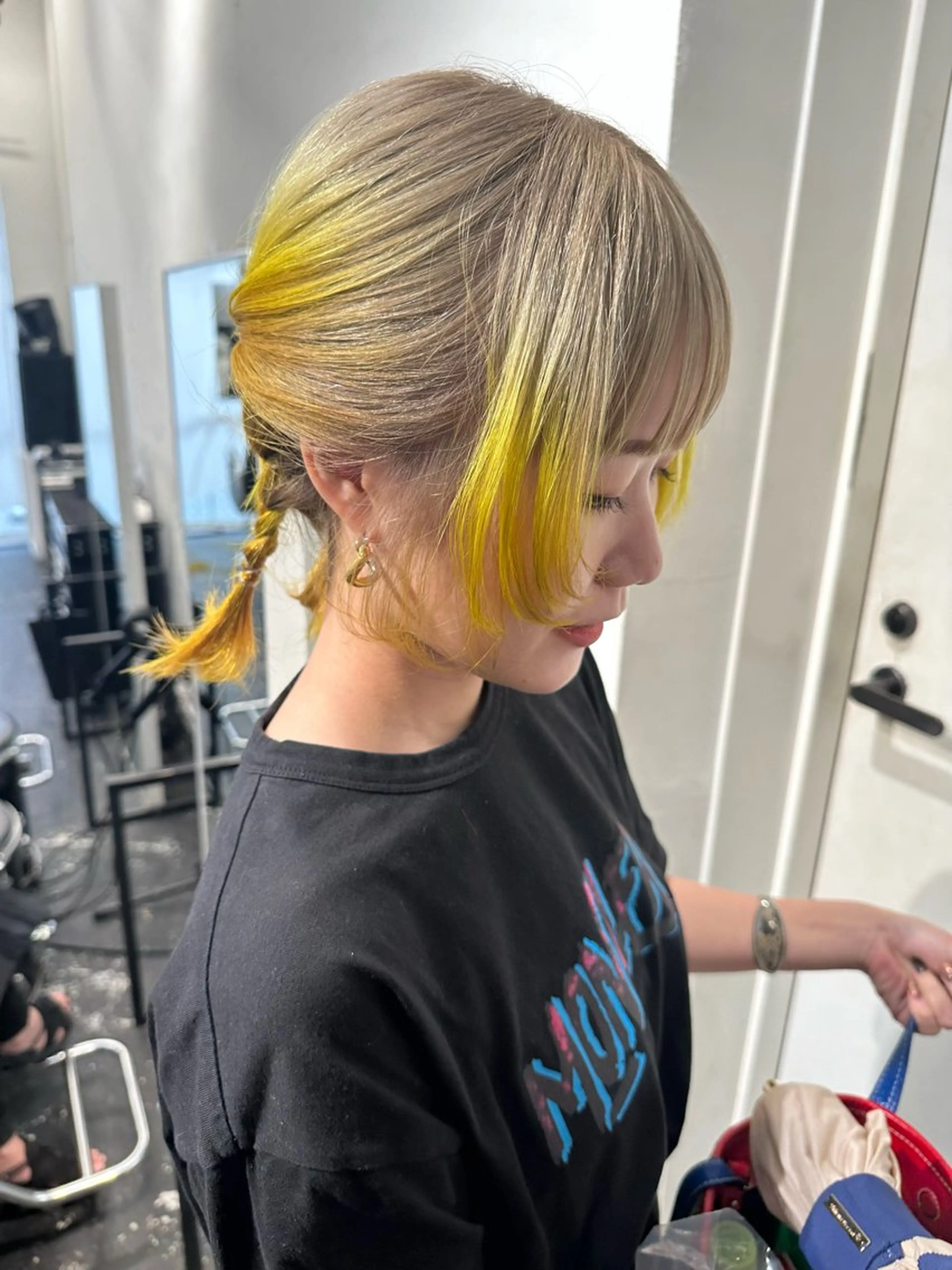 ミディアム カラー ヘアカラー トリートメント レイヤーカット/艶髪 ✨💭KIRARIのヘアスタイル