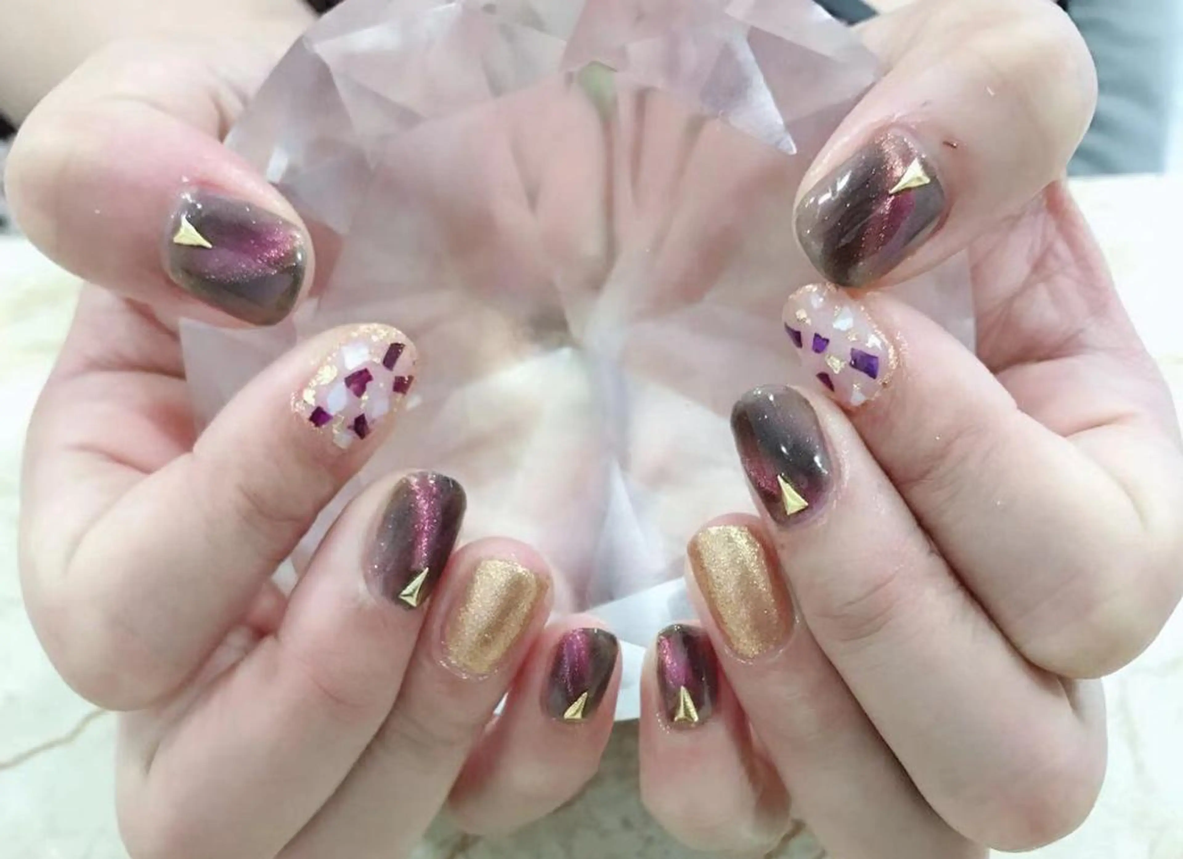 ネイル AB マツエクネイルサロンのネイルデザイン