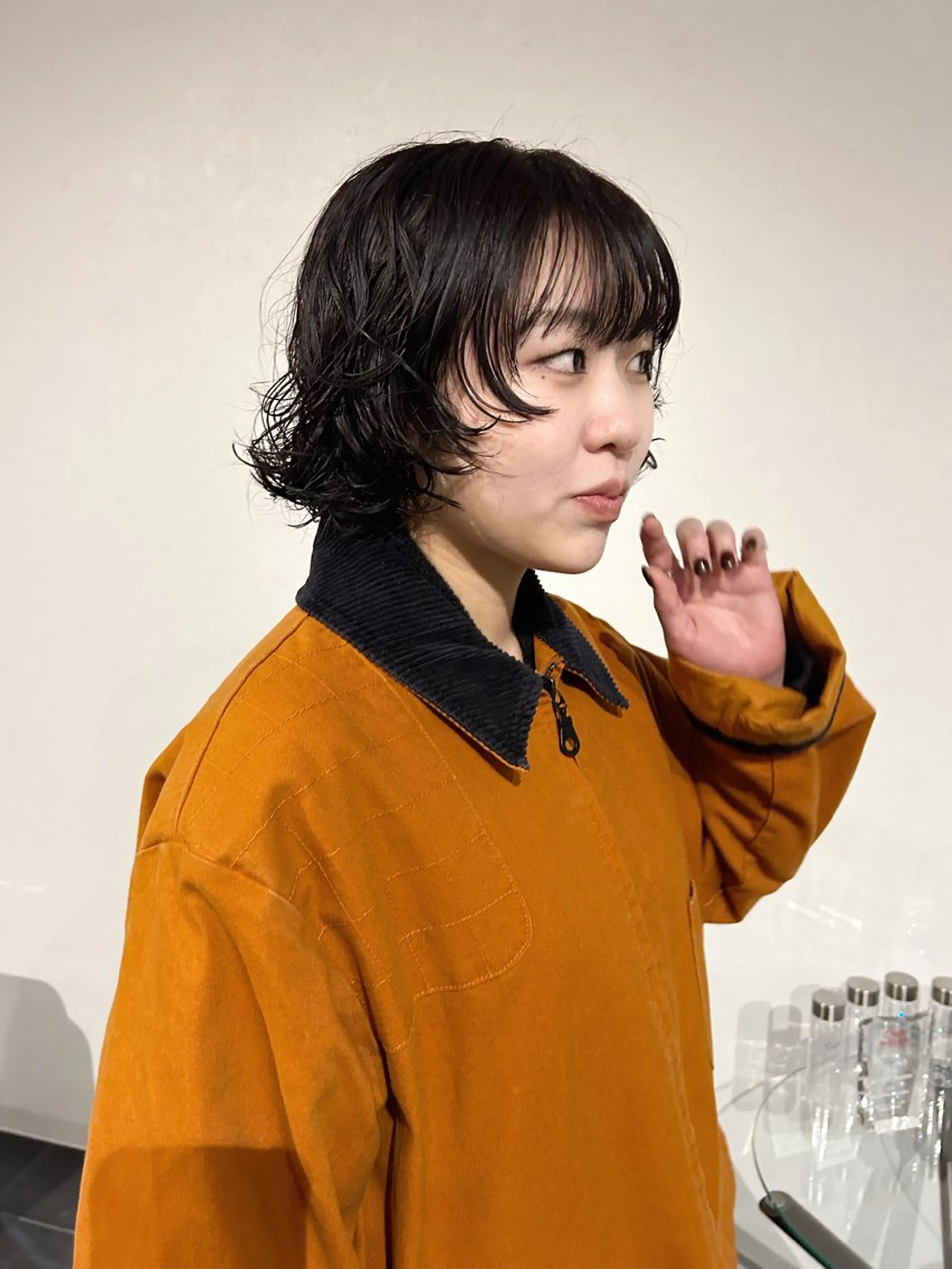 ショート パーマ ボブ hinano ヒナノのヘアスタイル