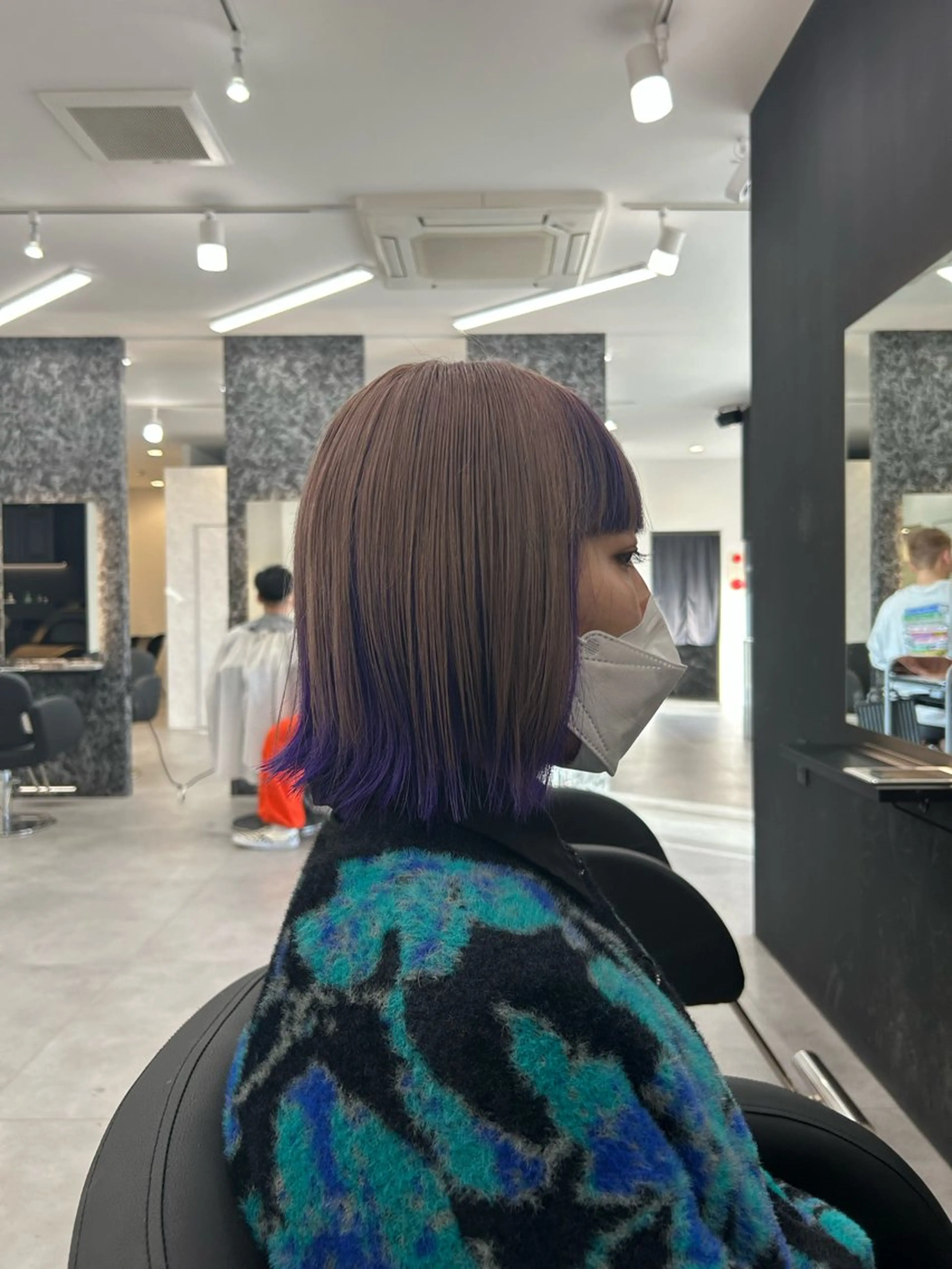 カラー 山田 航平のヘアスタイル