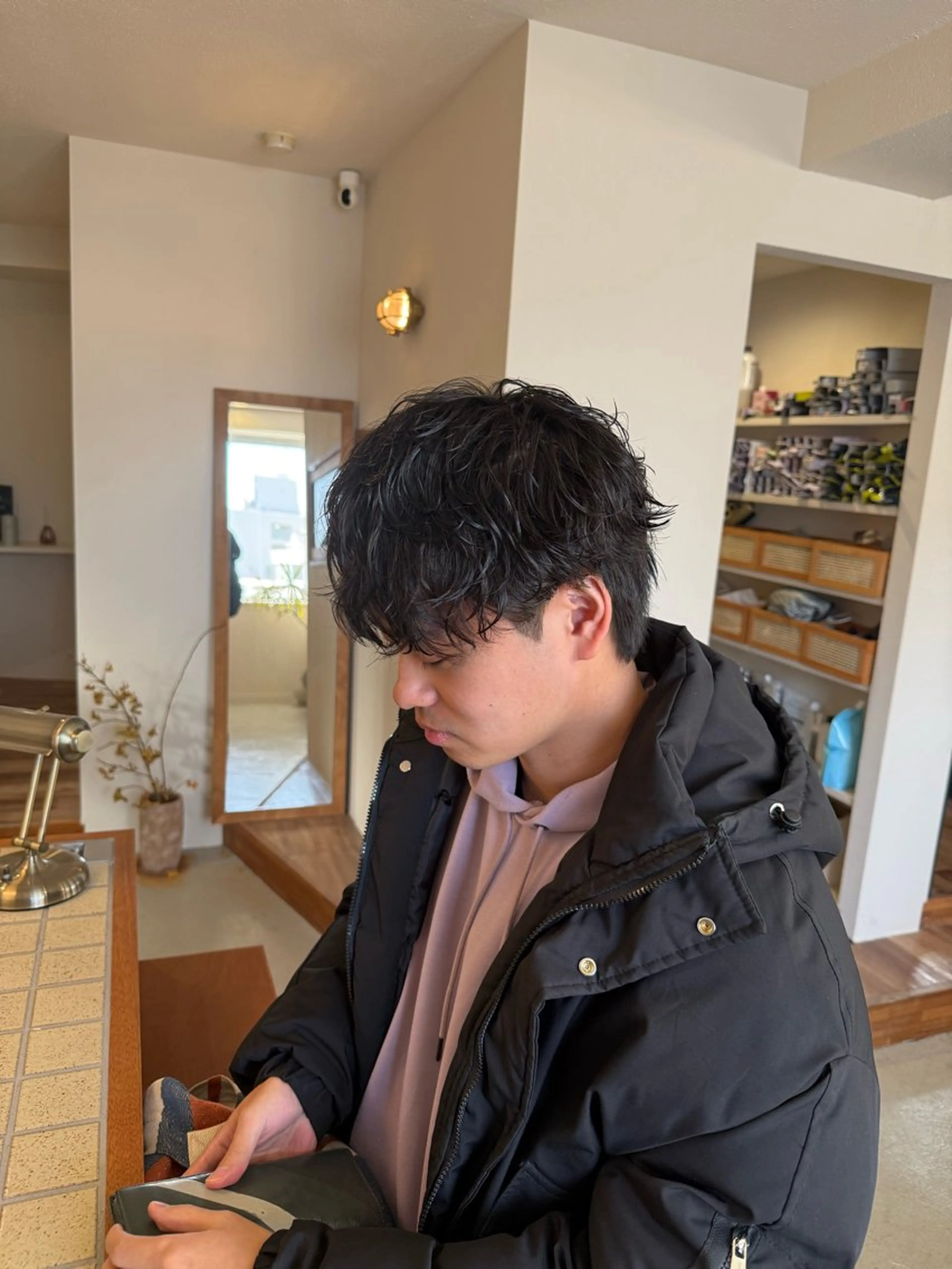 メンズカット＋パーマの写真