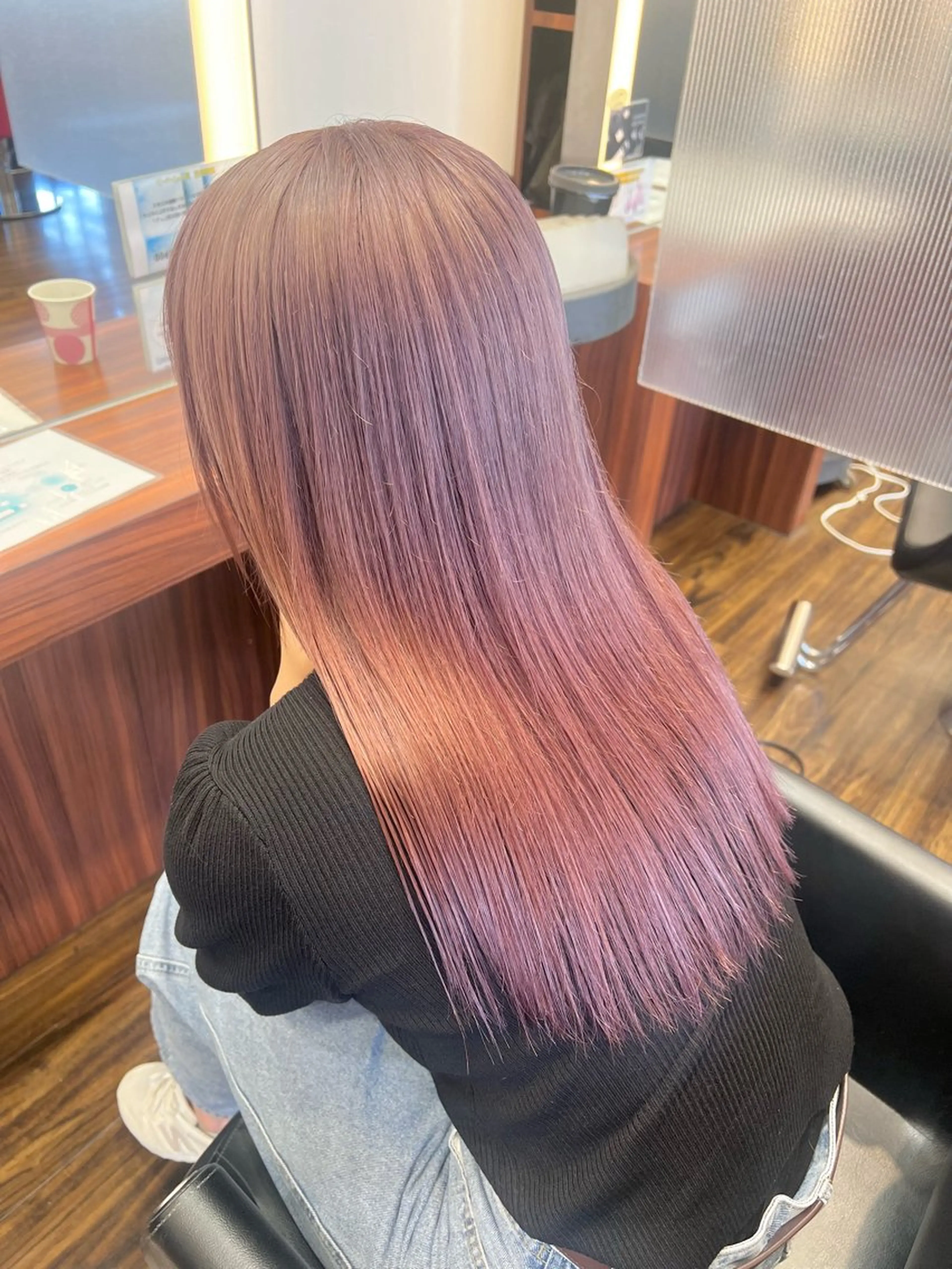 ロング カラー ブリーチ ケアブリーチ ハイトーンカラー ボブ 名古屋美容院 / keinaのヘアスタイル