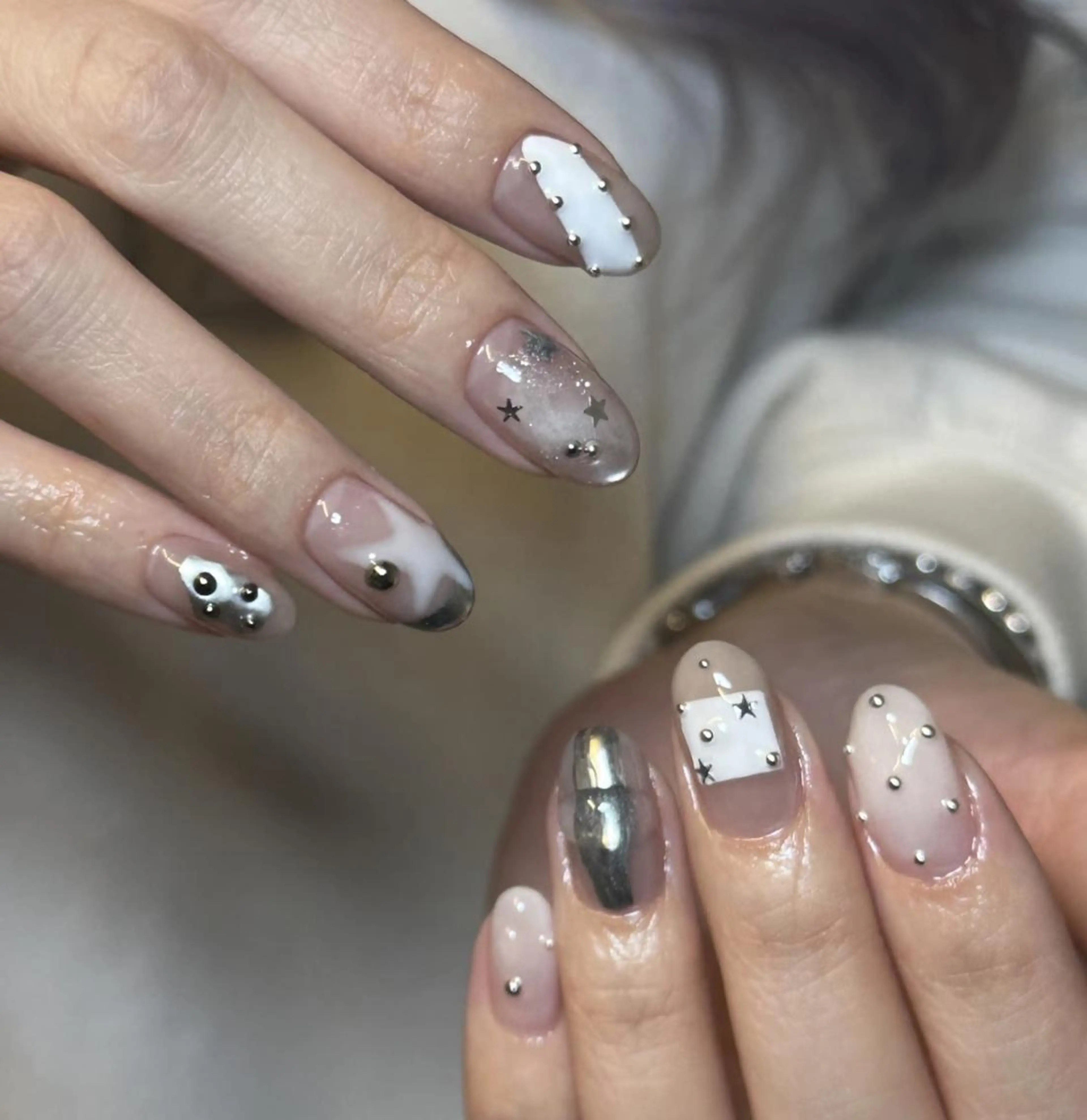 ネイル ハンドネイル 🎀 KiKi_nailのネイルデザイン