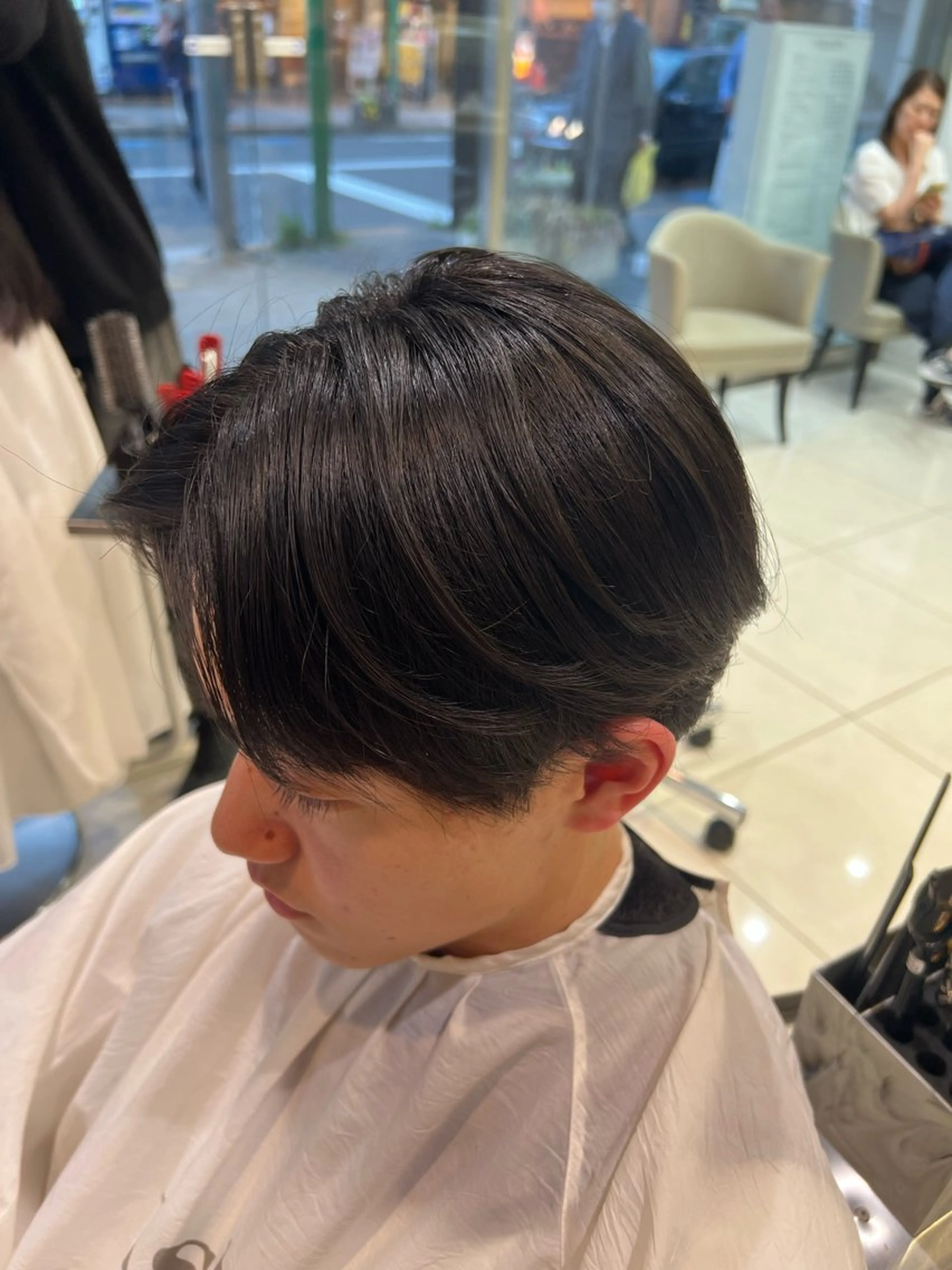 メンズ カット 縮毛矯正 SENA 再現性 パーマと縮毛矯正のヘアスタイル