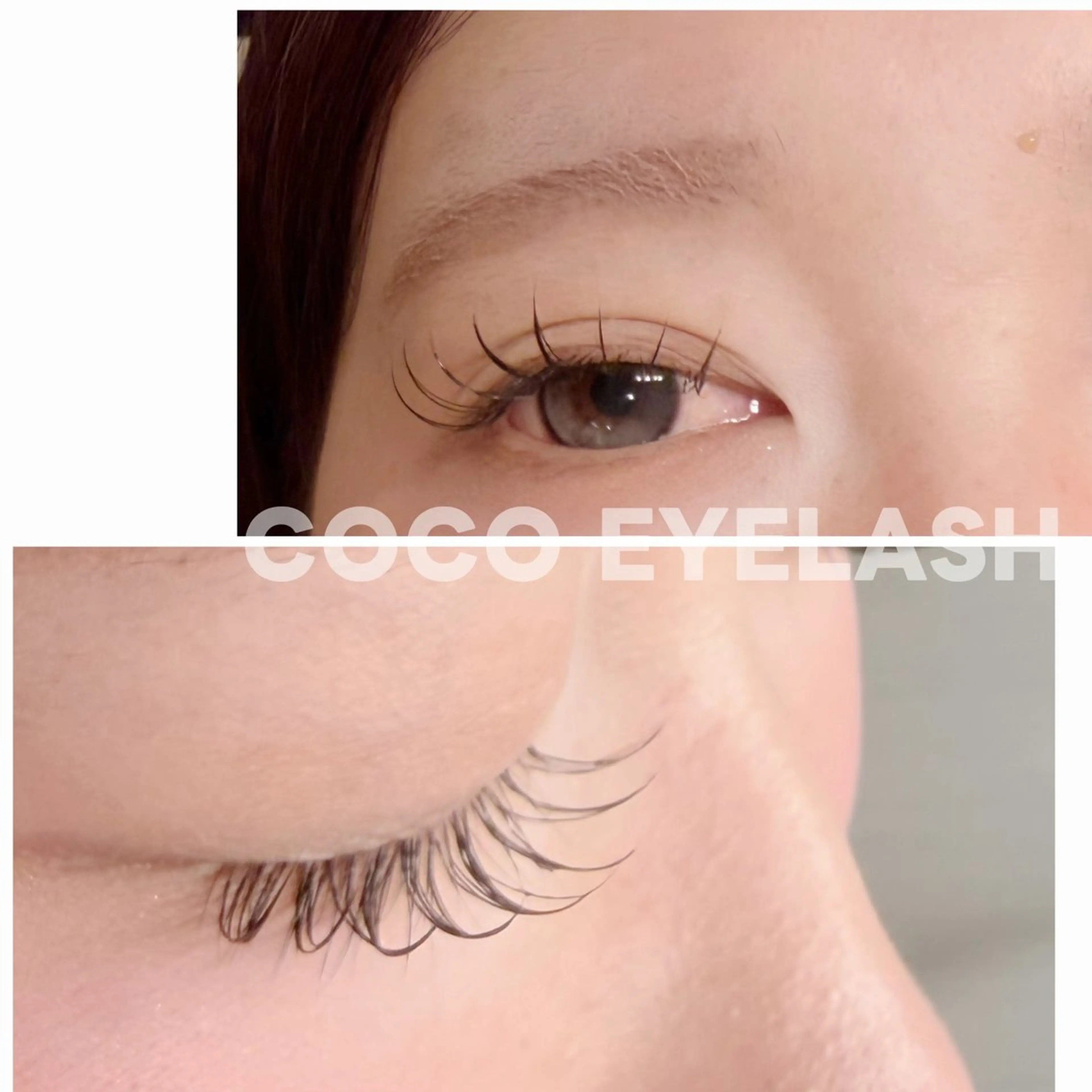 マツエク・マツパ 一重×まつ毛パーマ マツエク COCO EYELASHアキのマツエク・マツパデザイン