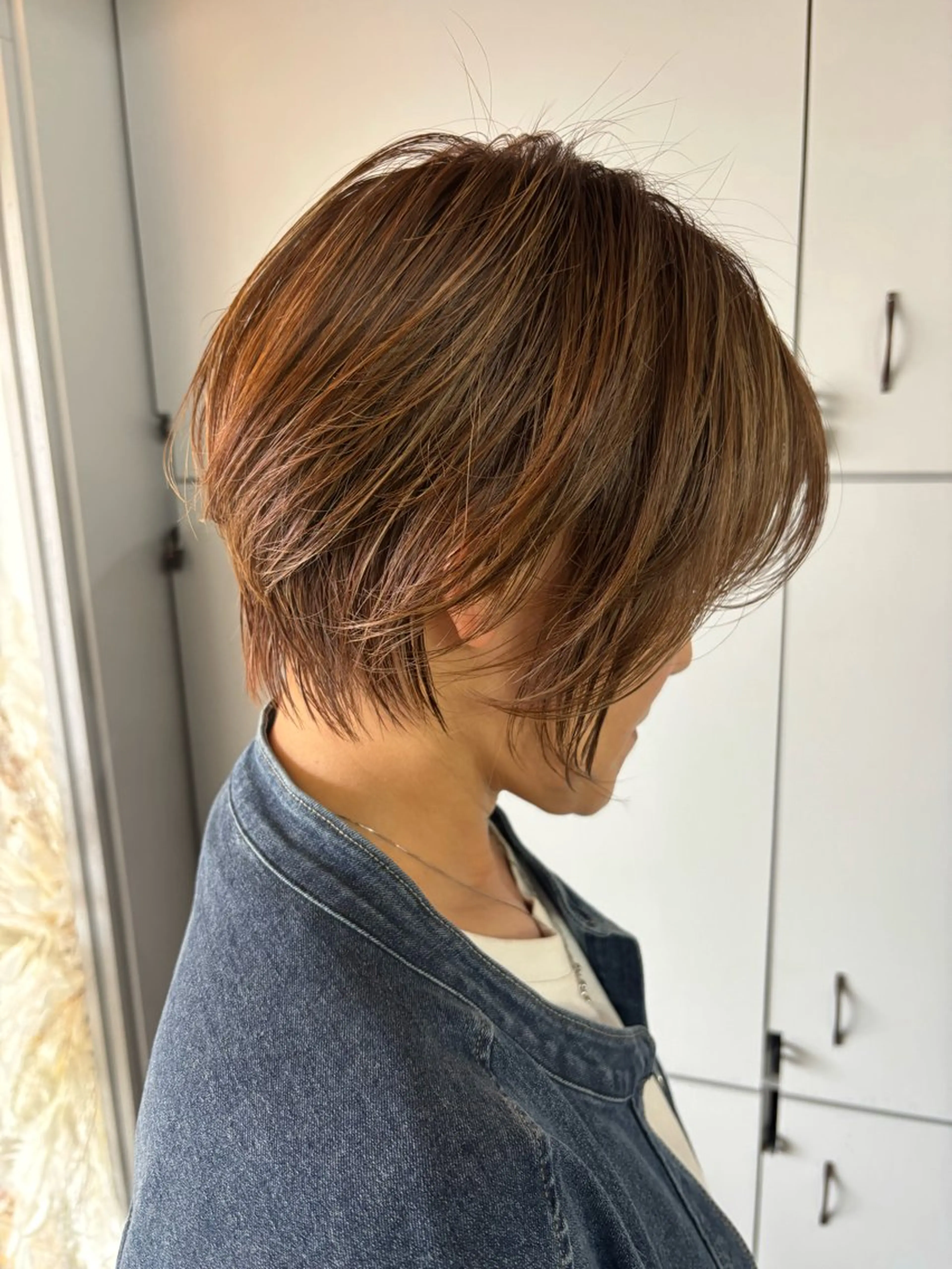 ショート カラー ショートヘア nico 麻生 やまざきれいのヘアスタイル