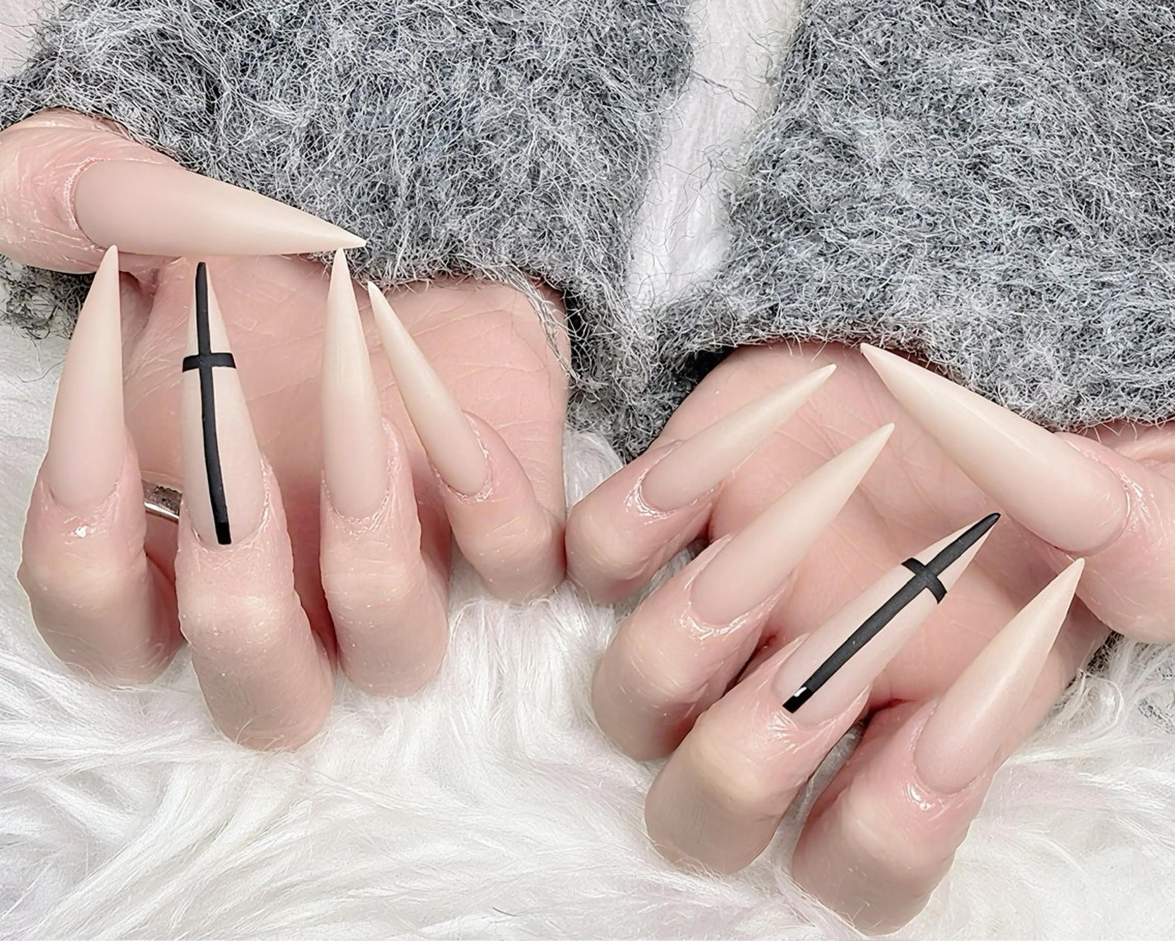 ネイル マットネイル ハンドネイル ハンドケア Gote Kawa nail salonのネイルデザイン