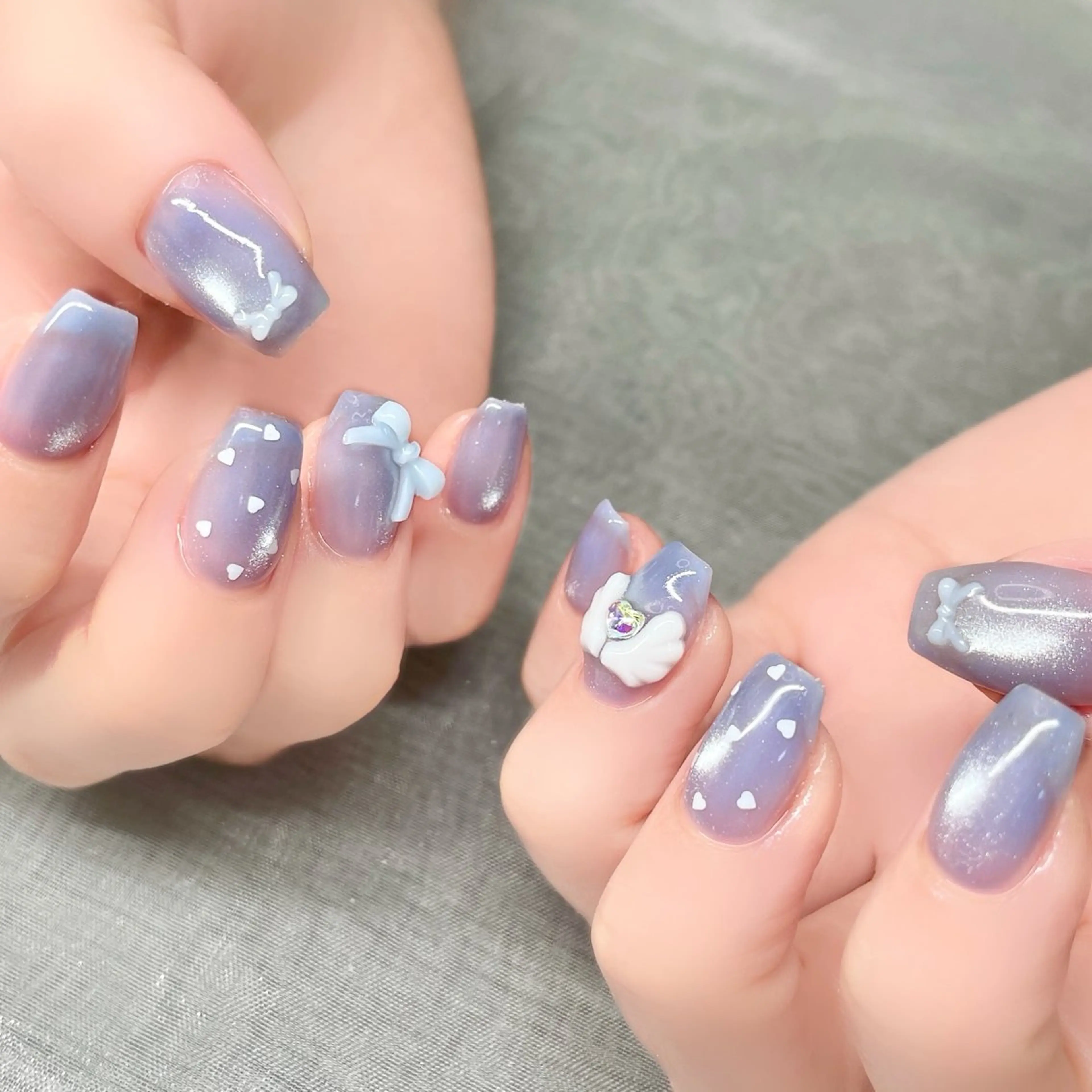 ネイル ストーンネイル ハンドネイル Nailist suzuのネイルデザイン