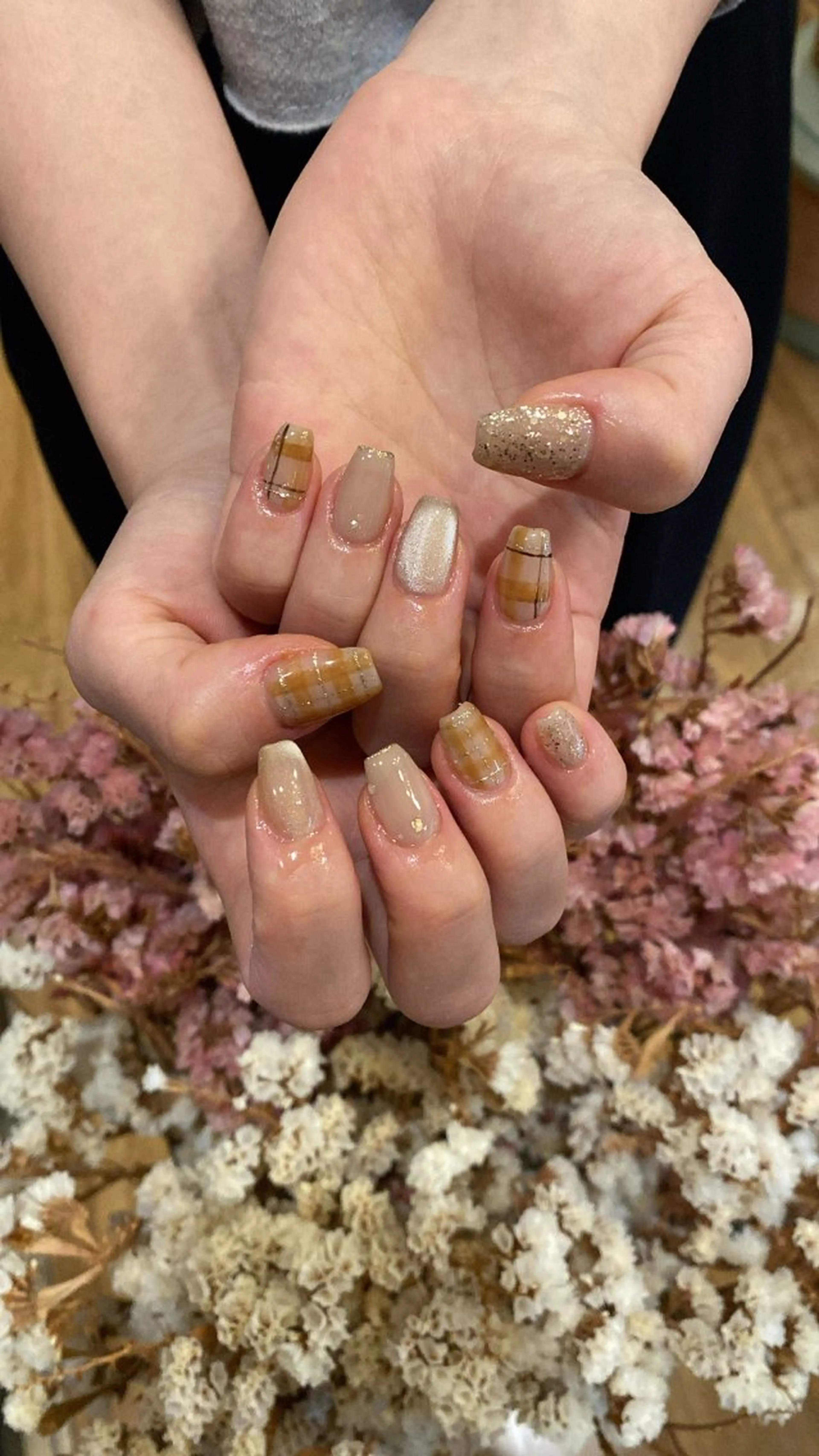 ネイル ハンドネイル crystal ⭐︎ colorのネイルデザイン