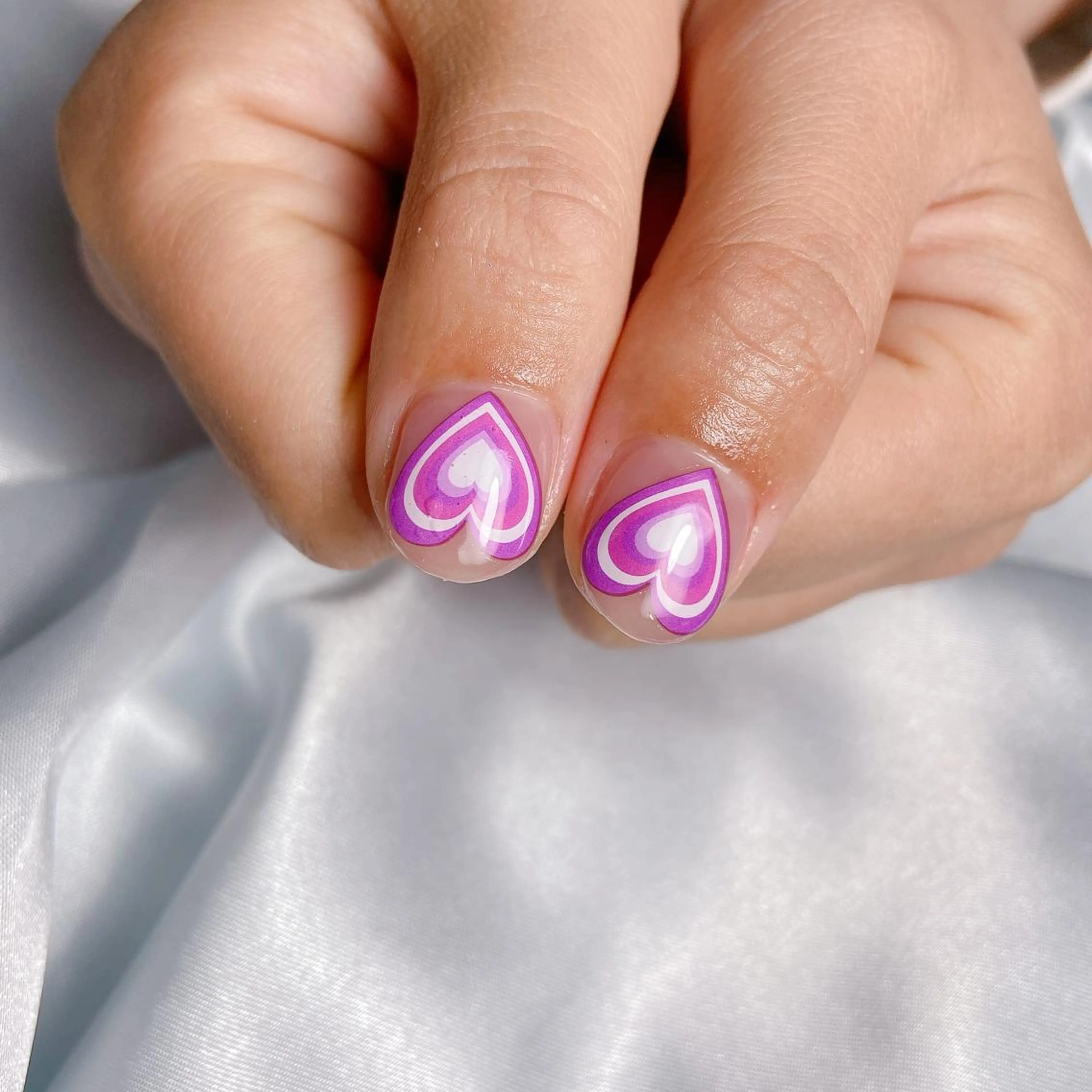 ネイル ハート ハンドネイル nailsalon REJOICEのネイルデザイン