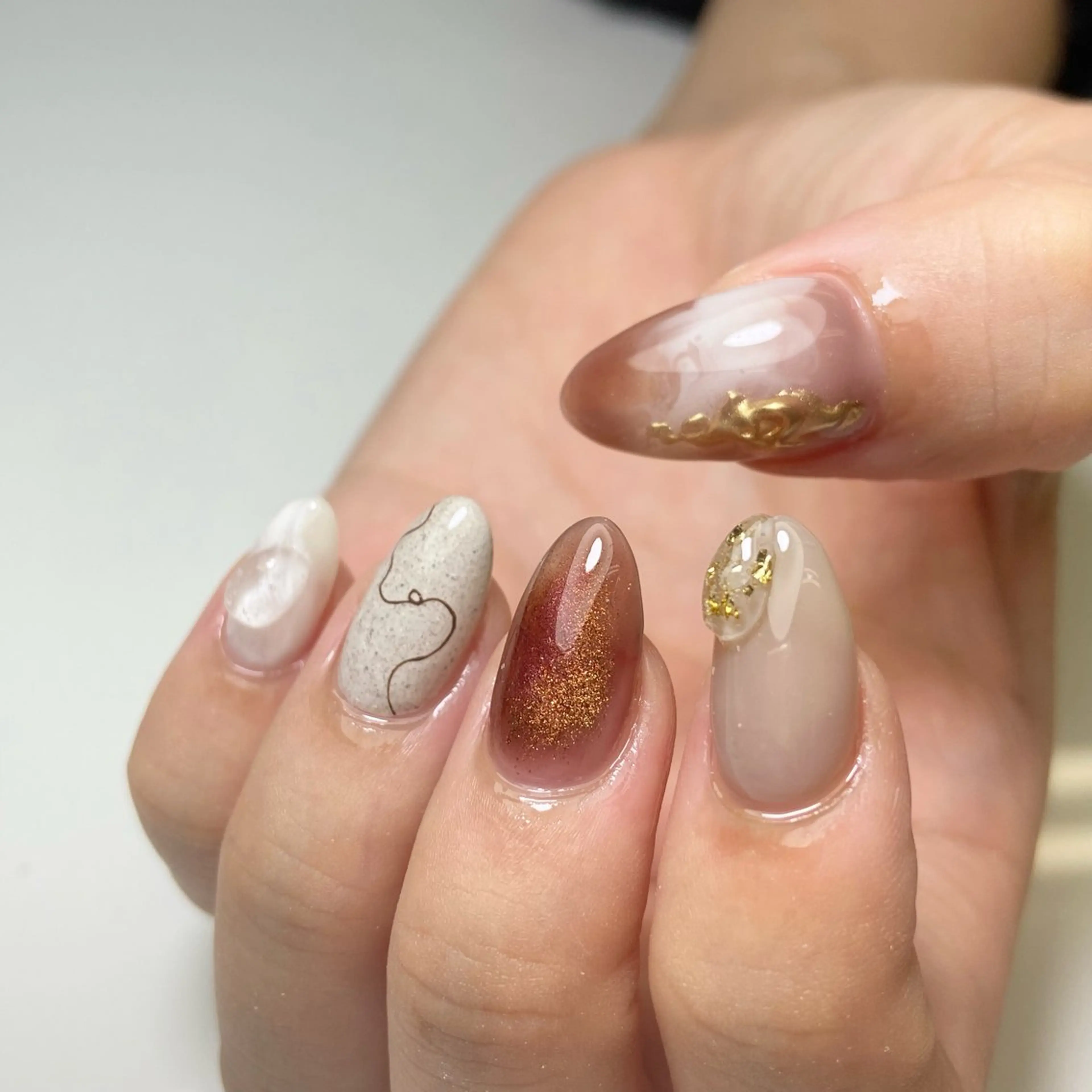 ネイル ハンドネイル nail salon Lumièreのネイルデザイン
