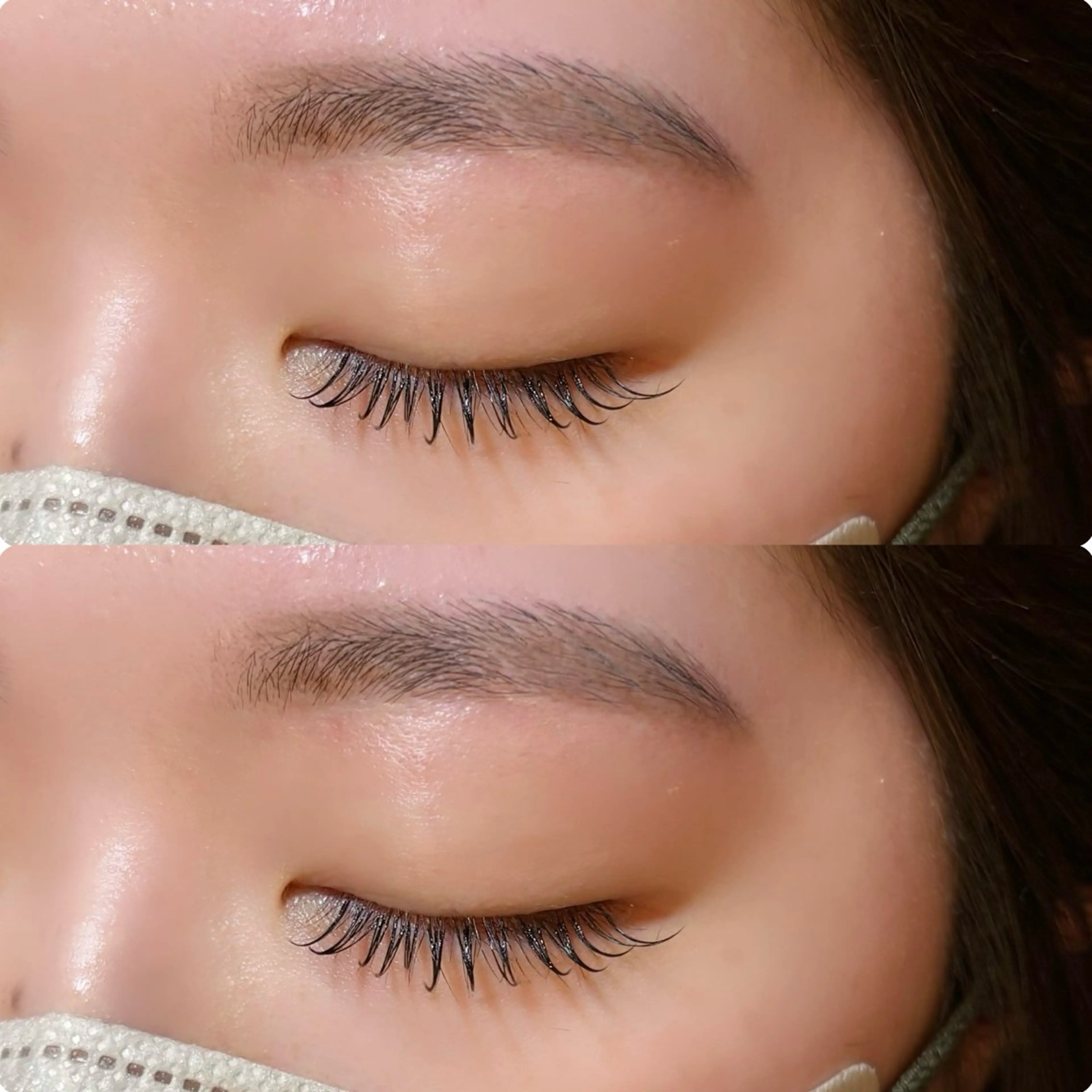 アイブロウ meguru／マツパ ／マツエク／束感のマツエク・マツパデザイン