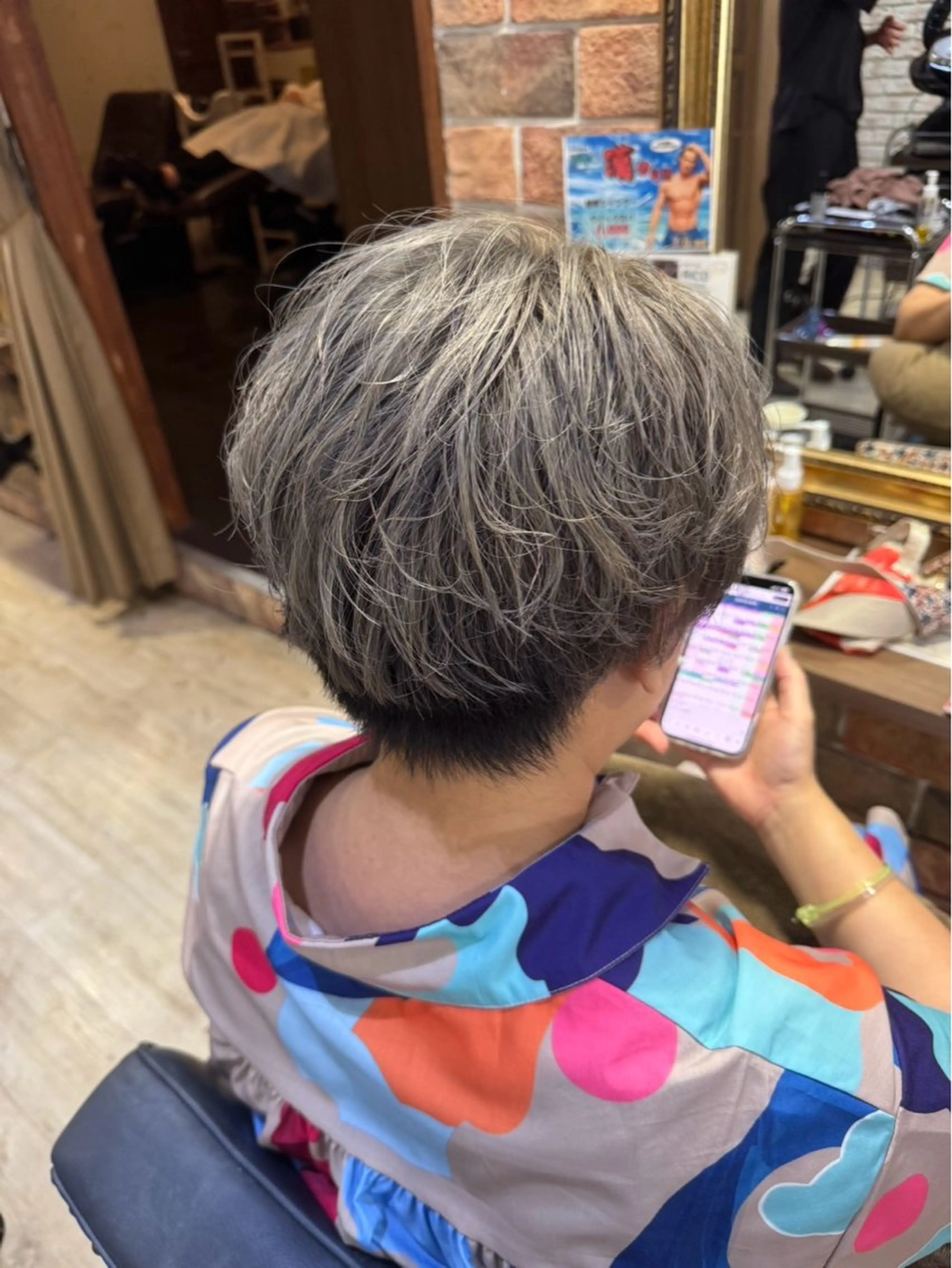 ショート カラー 髪質改善/縮毛矯正 💜COCORO💜のヘアスタイル