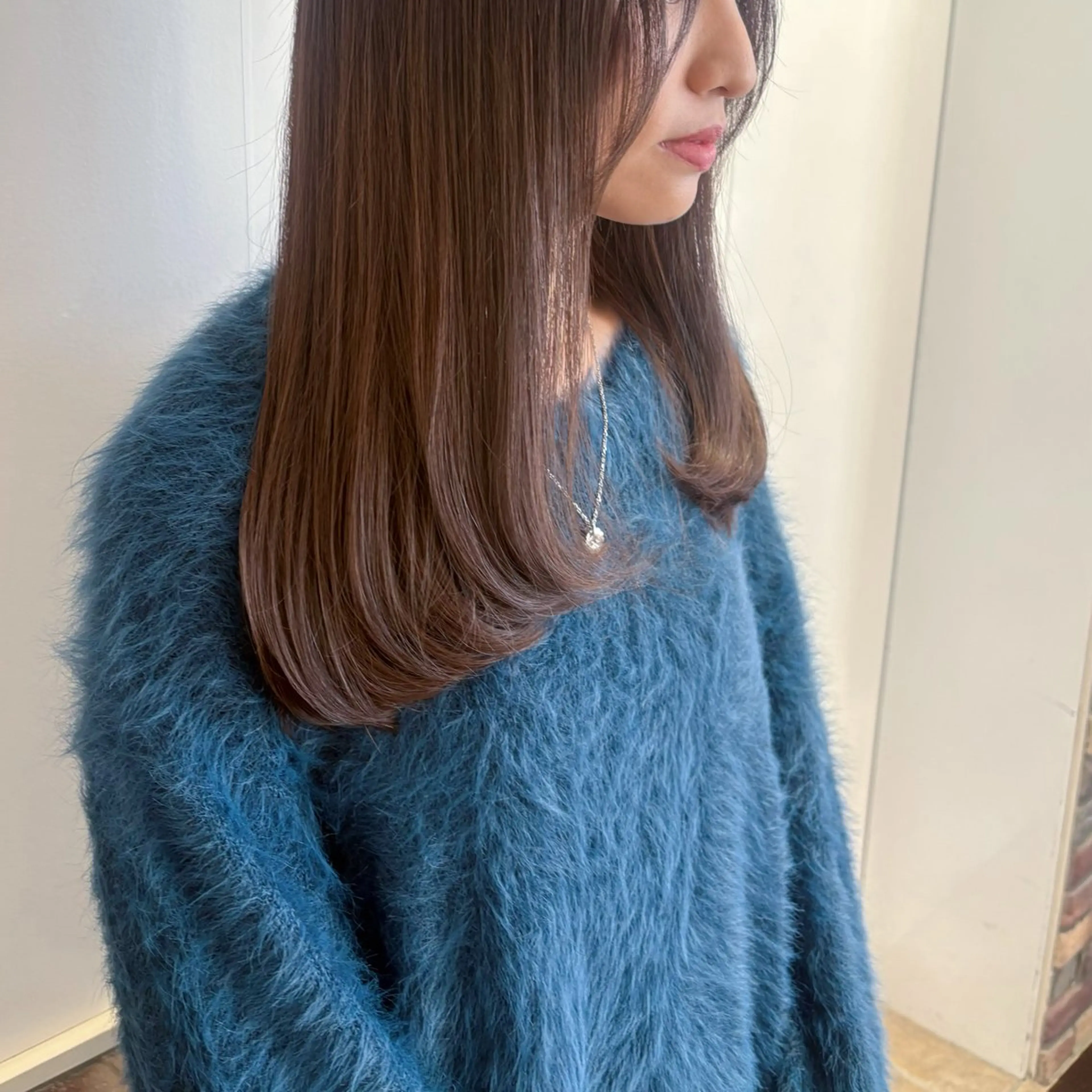 ロング レイヤーカット カット ヘアカラー 棚橋 光海のマツエク・マツパデザイン