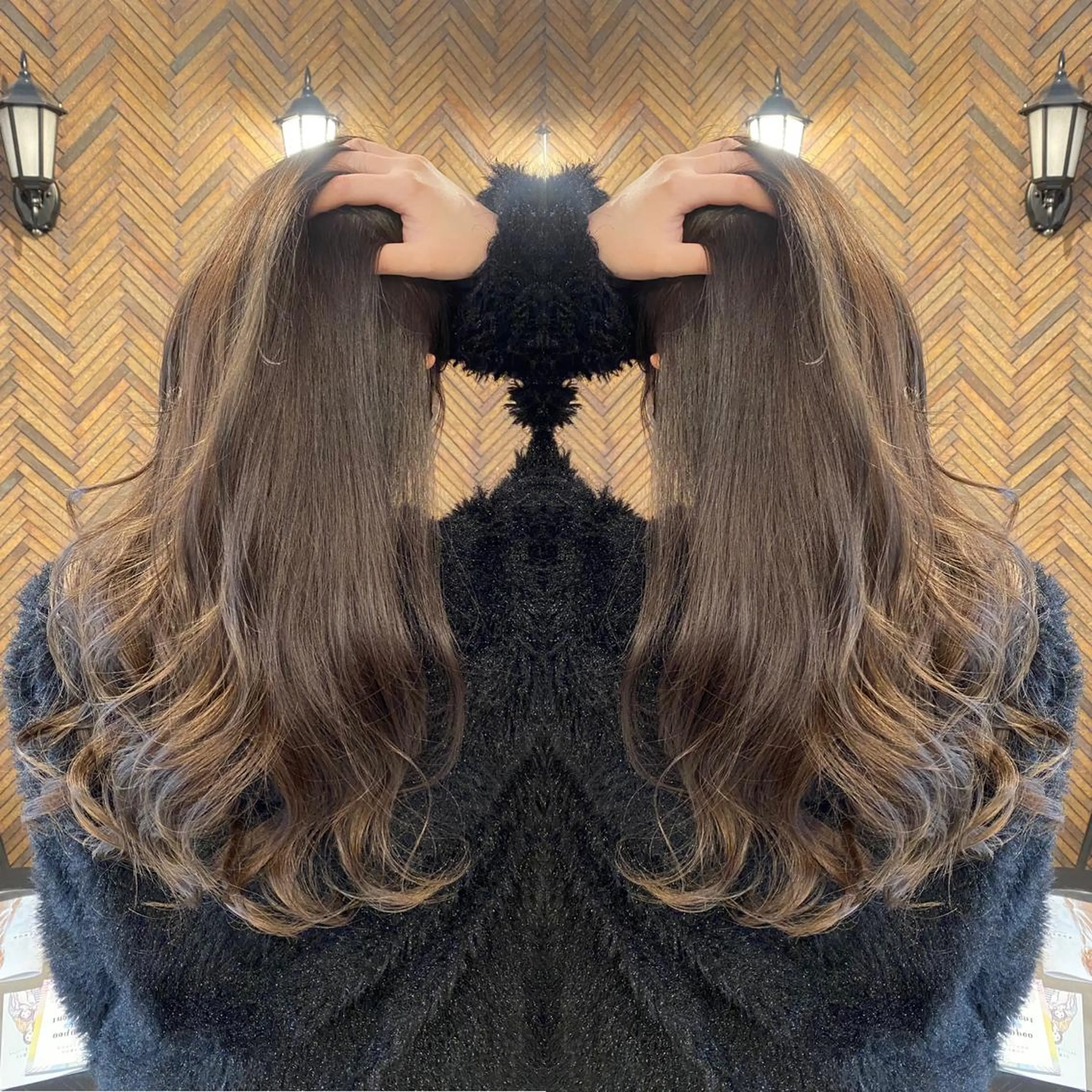 ロング カラー tocca 💜石田愛結💜のヘアスタイル