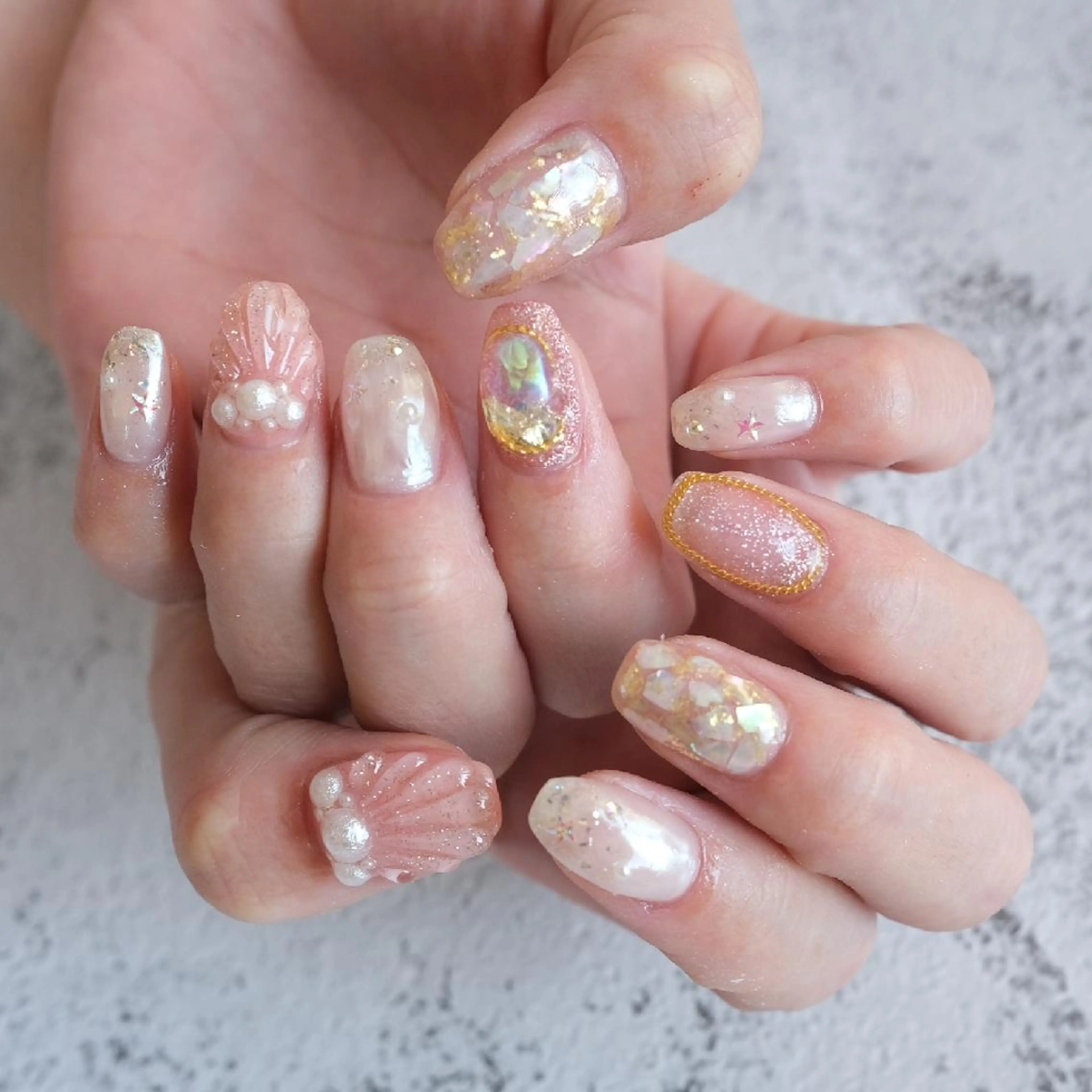 ネイル ハンドネイル Private  Nail MID.のネイルデザイン