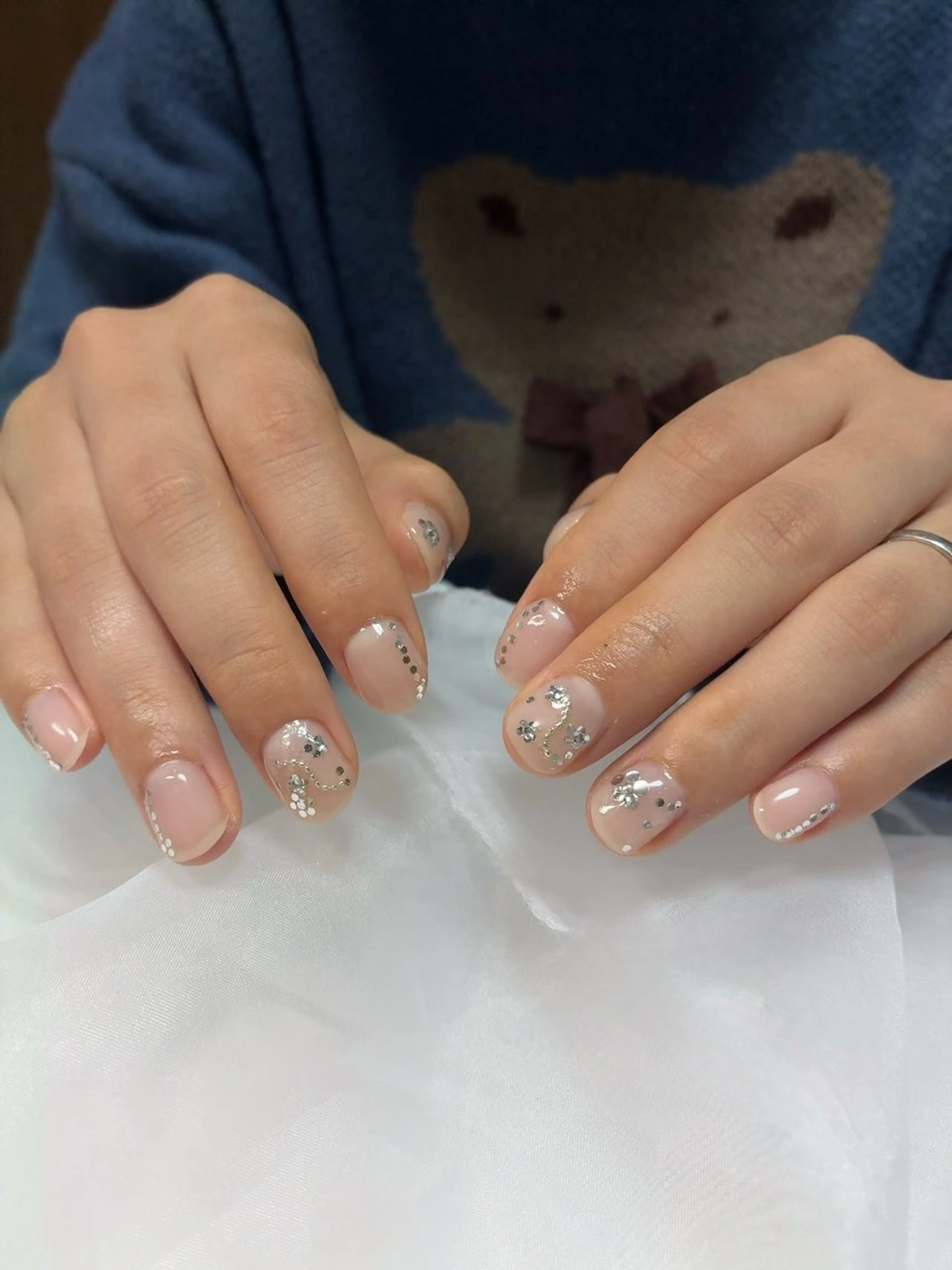 ネイル アートネイル キラキラネイル ハンドネイル jete nailのネイルデザイン