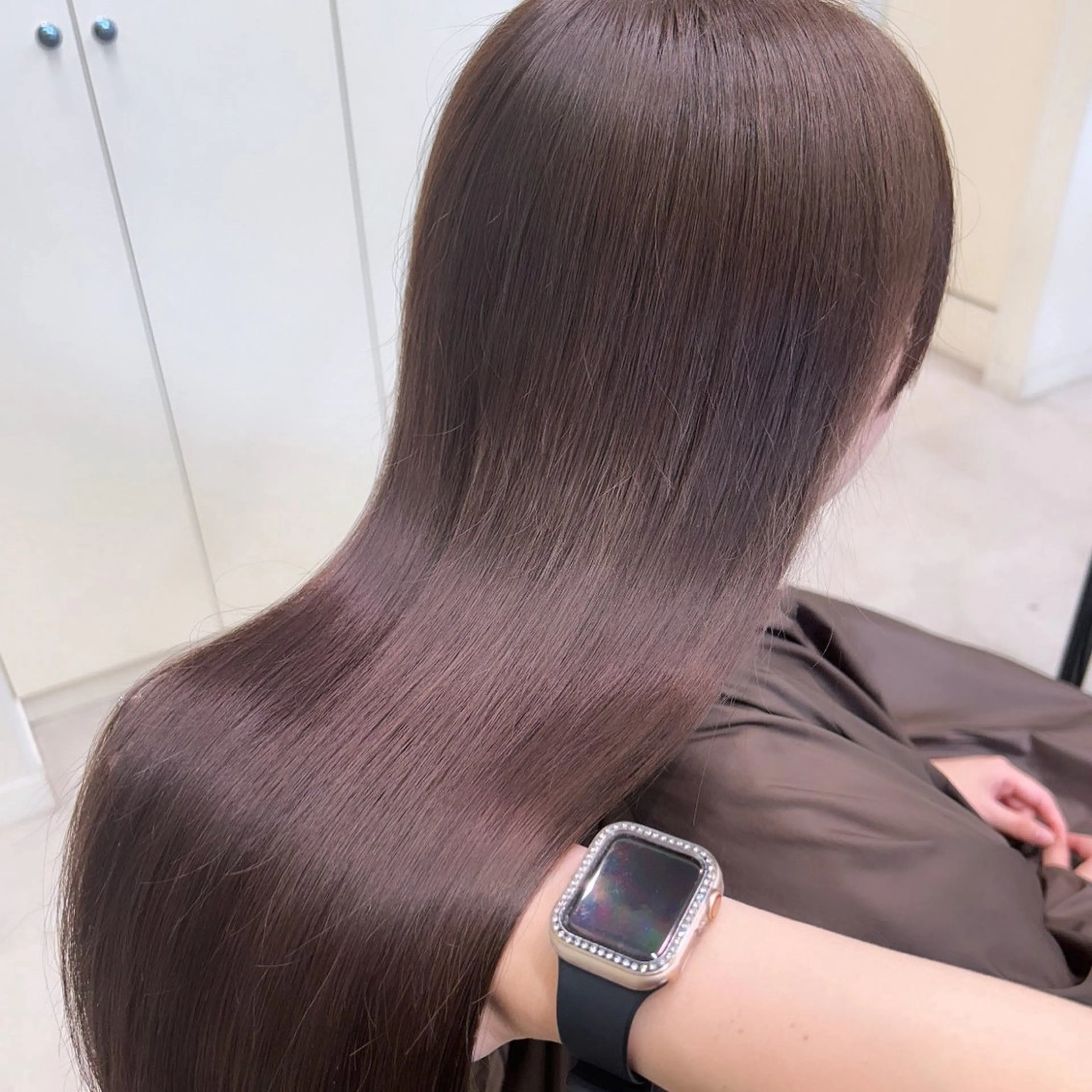 ロング カラー ブリーチ ブリーチなしカラー カット ヘアカラー トリートメント ブリーチなしWカラー 🎀韓国ヘア/amiのヘアスタイル