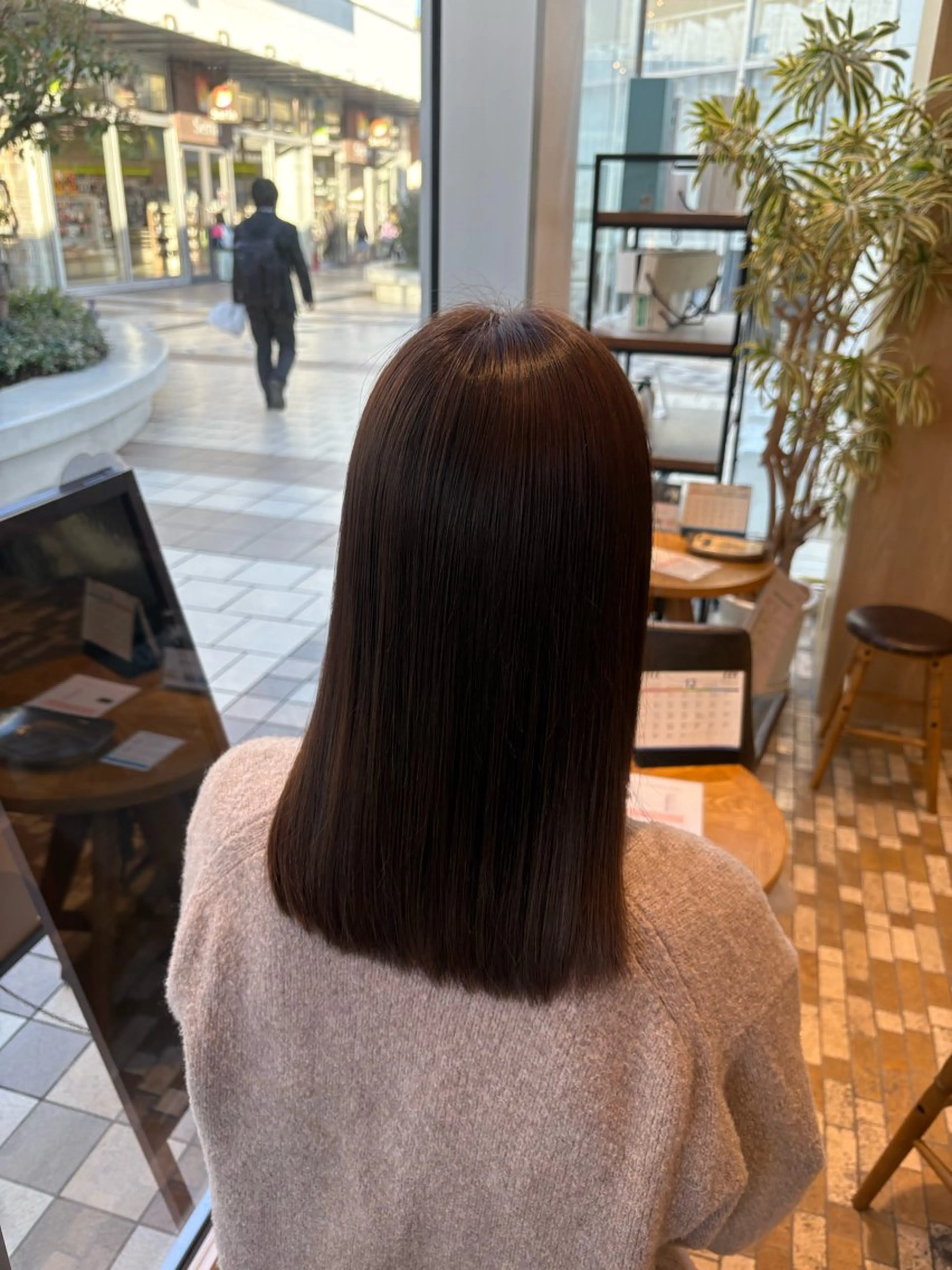 ロング カット ヘアカラー 縮毛矯正 ノンダメージカラー/ ボブ/RINのヘアスタイル