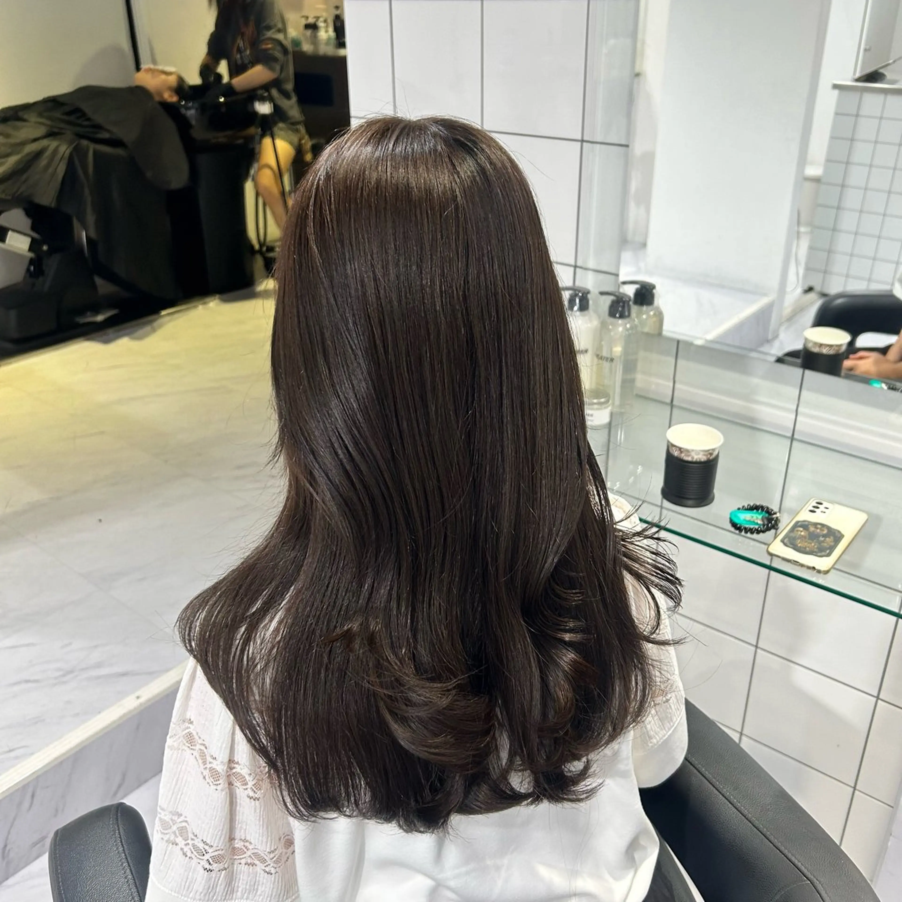 ロング カラー 表参道/透明感カラー /暗髪/ジュキヤのヘアスタイル