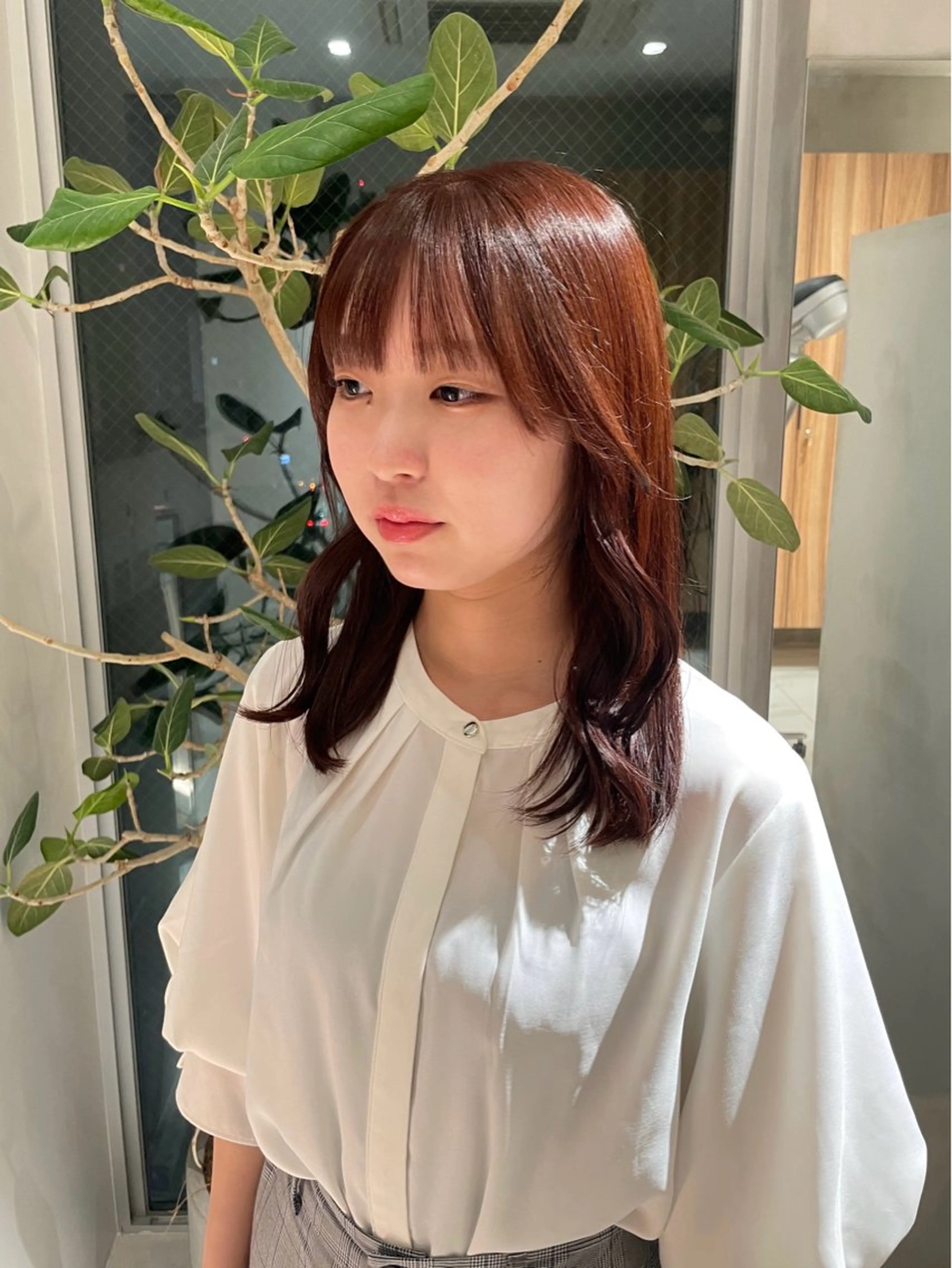 セミロング ショート⌇艶カラー ⌇ RIN🌙のヘアスタイル