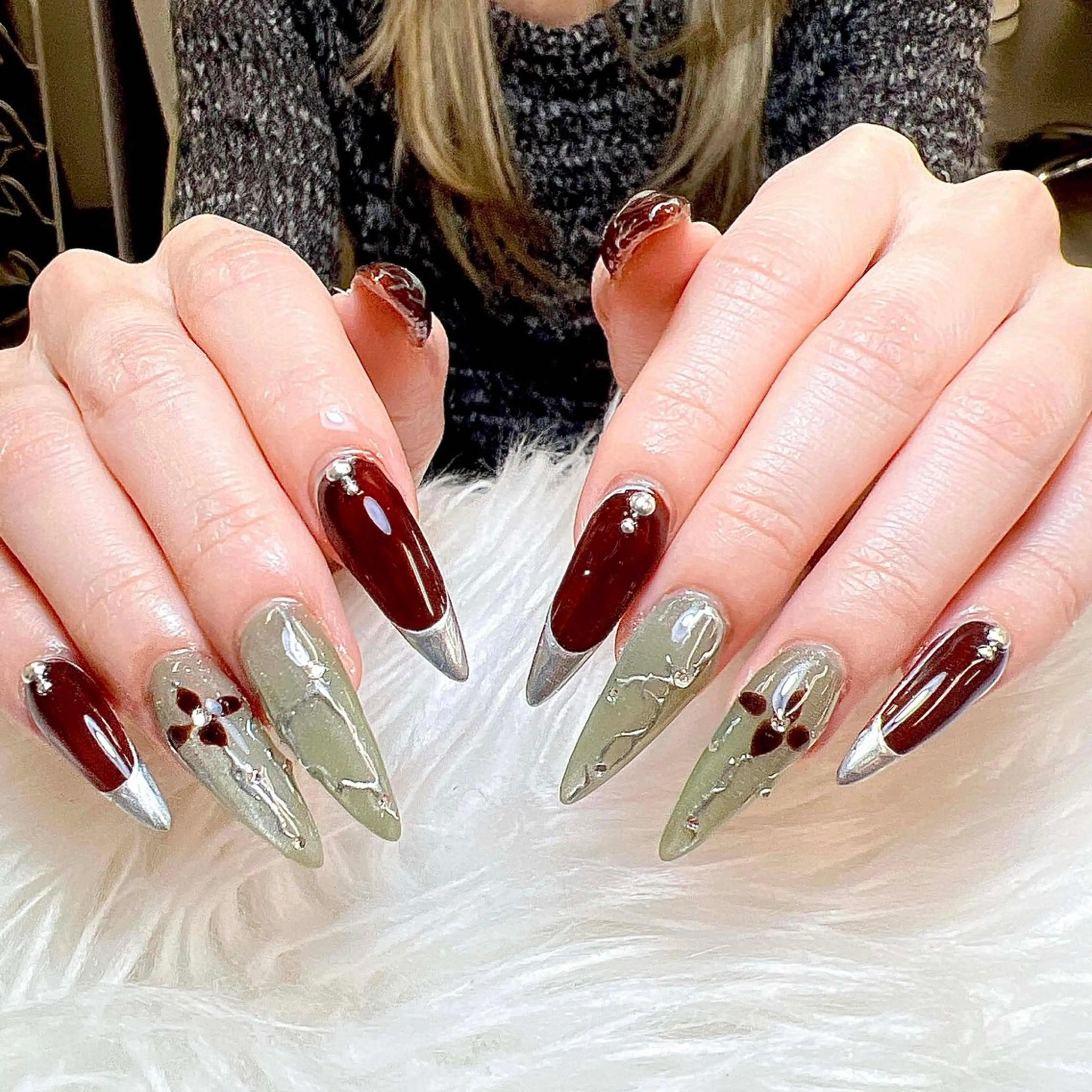 ネイル ANH ゴテゴテネイルのネイルデザイン