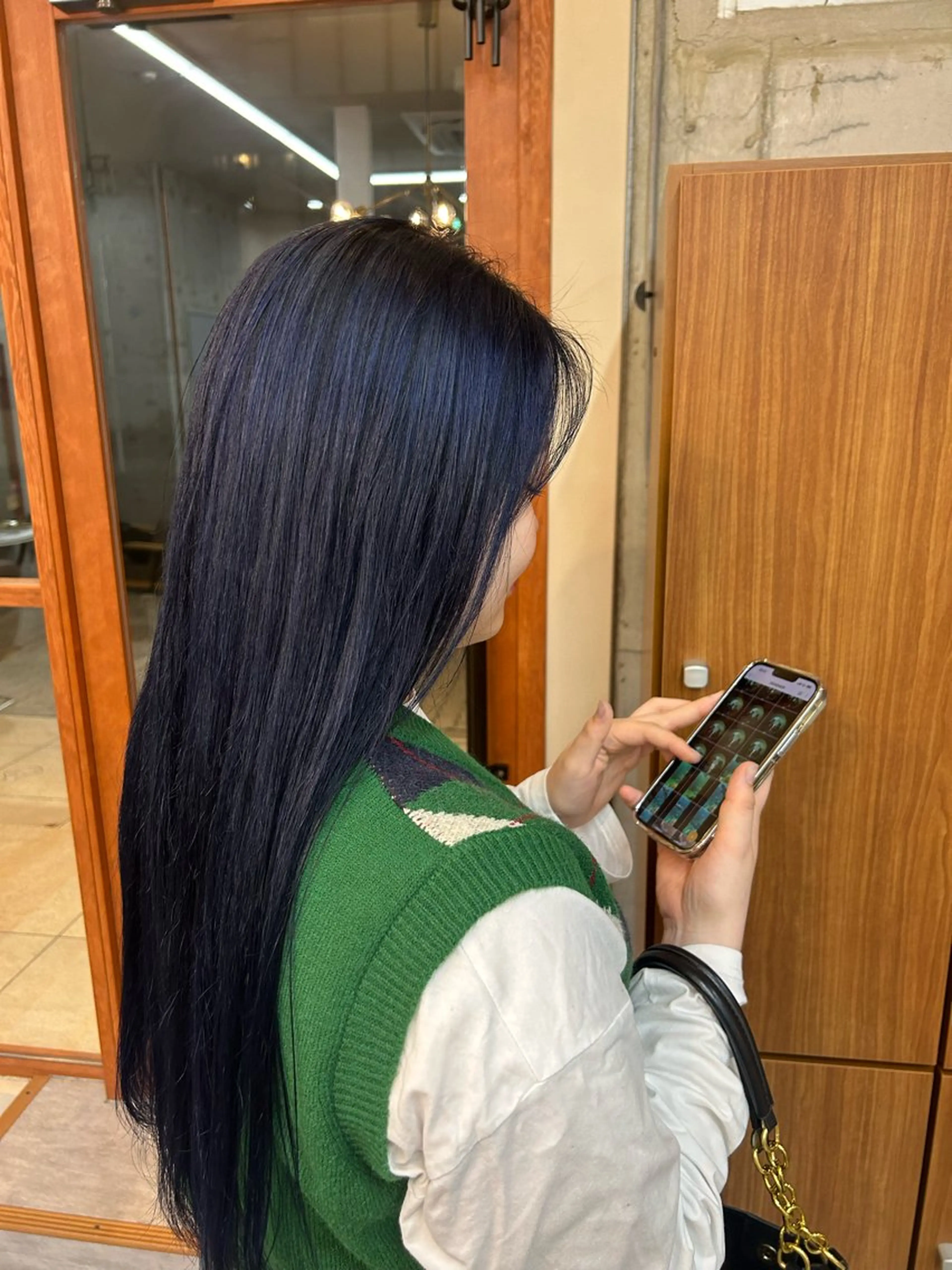 ロング カラー カット・ブリーチ/ ふわあいりのヘアスタイル